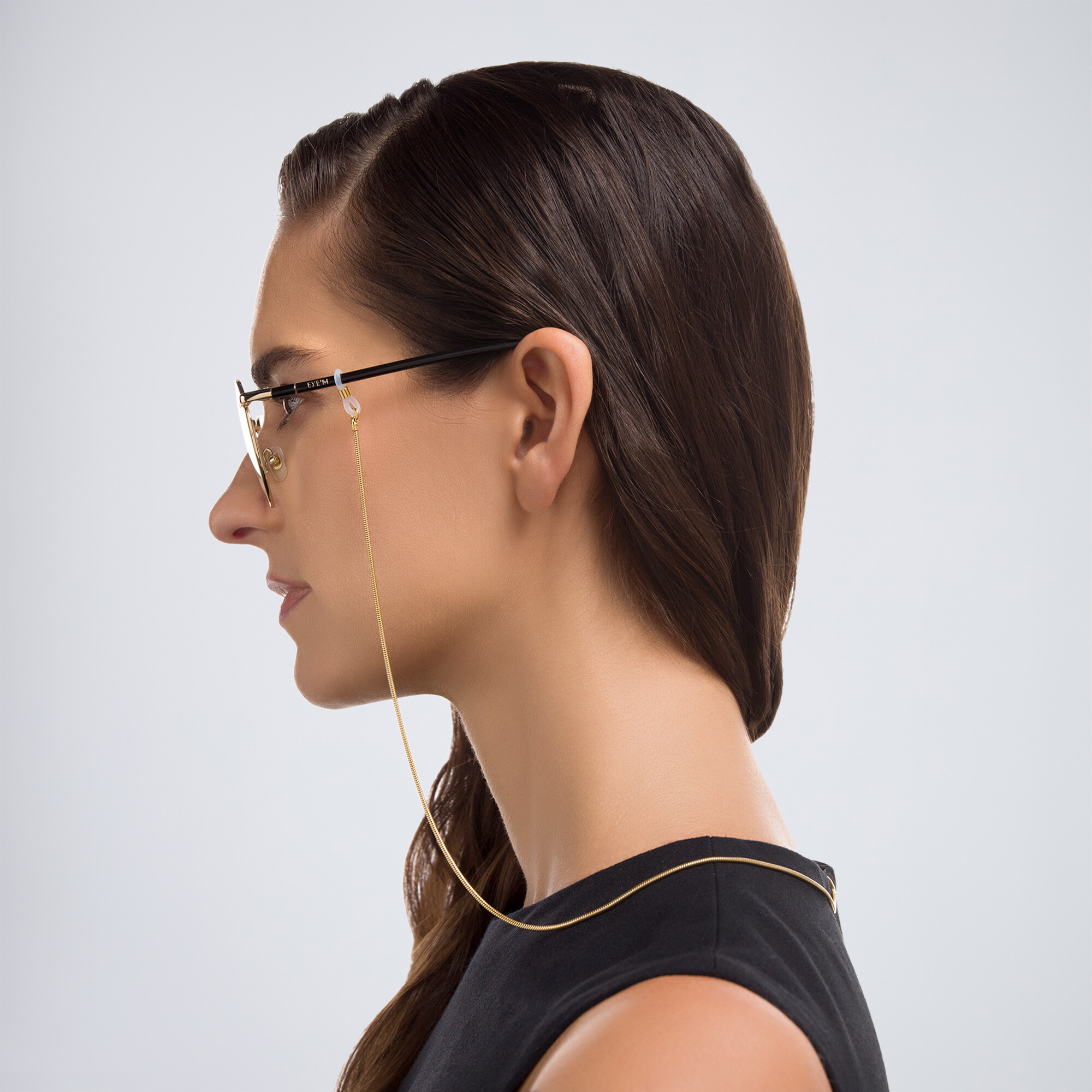 سلسلة نظارات مطلية بالذهب من يو أوبتيك - صورة المنتج 5