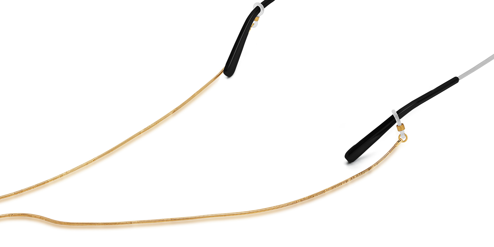 سلسلة نظارات مطلية بالذهب من يو أوبتيك - صورة المنتج 3