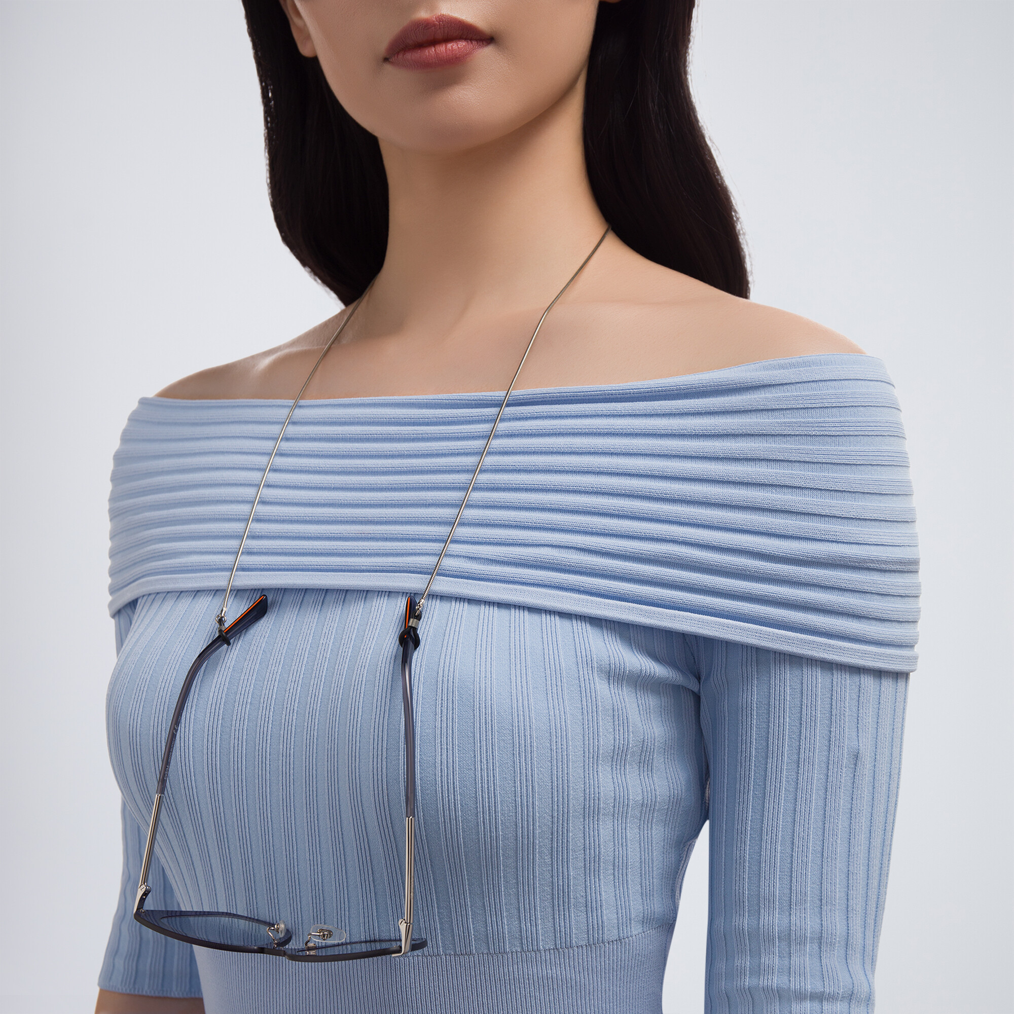 سلسلة نظارات مطلية بالفضة من يو أوبتيك - صورة المنتج 6