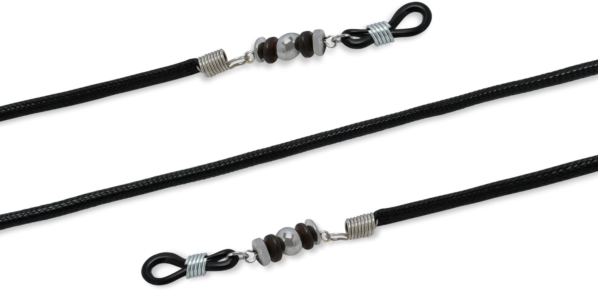 سلسلة نظارات من الجلد الصناعي الاسود من ذا ريتشي ديستريكت - صورة المنتج 2