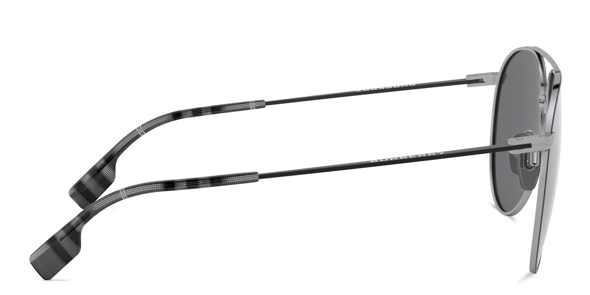 BURBERRY Aviator Sunglasses in Black – Product Photo 3