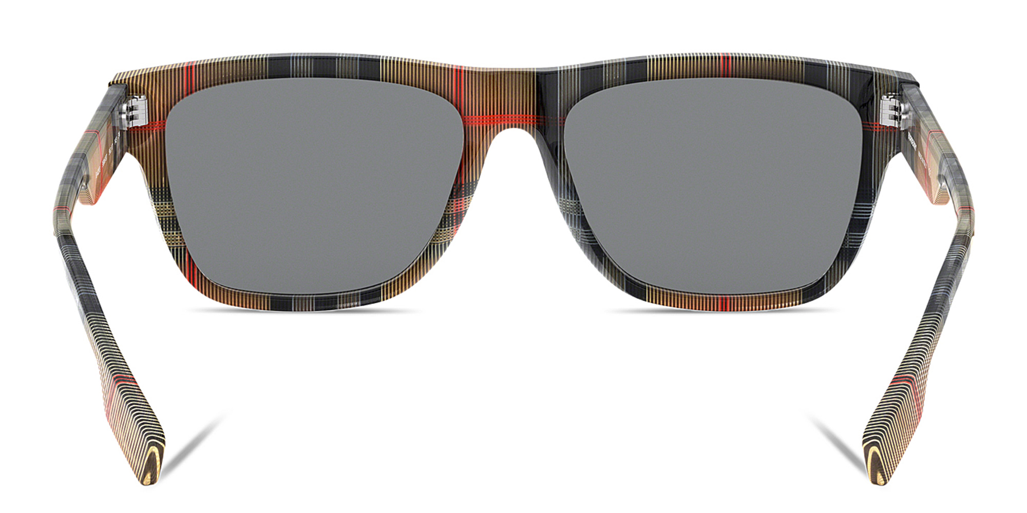 نظارة شمسية مربعة من بربري بلون أسود - صورة المنتج 4