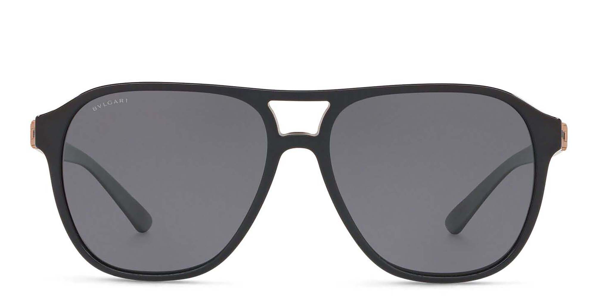 BVLGARI Aviator Sunglasses in Black – Product Photo 1