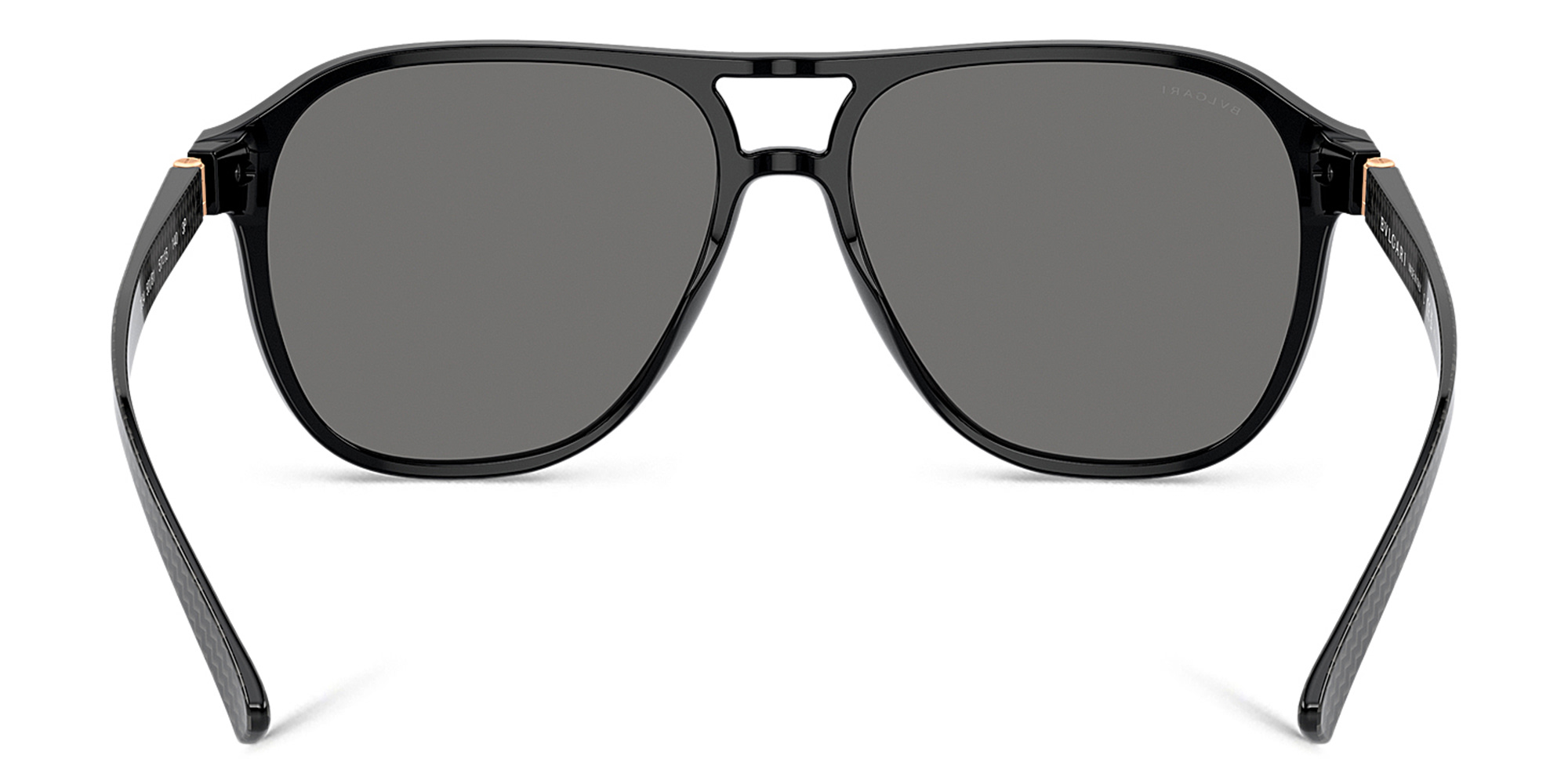BVLGARI Aviator Sunglasses in Black – Product Photo 4