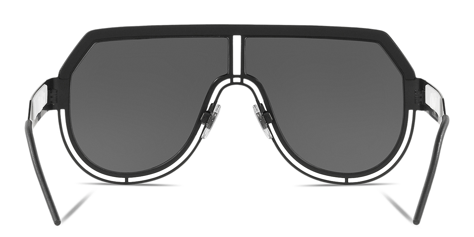 نظارة شمسية أفياتور من دولتشي آند غابانا بلون أسود مطفي - صورة المنتج 4