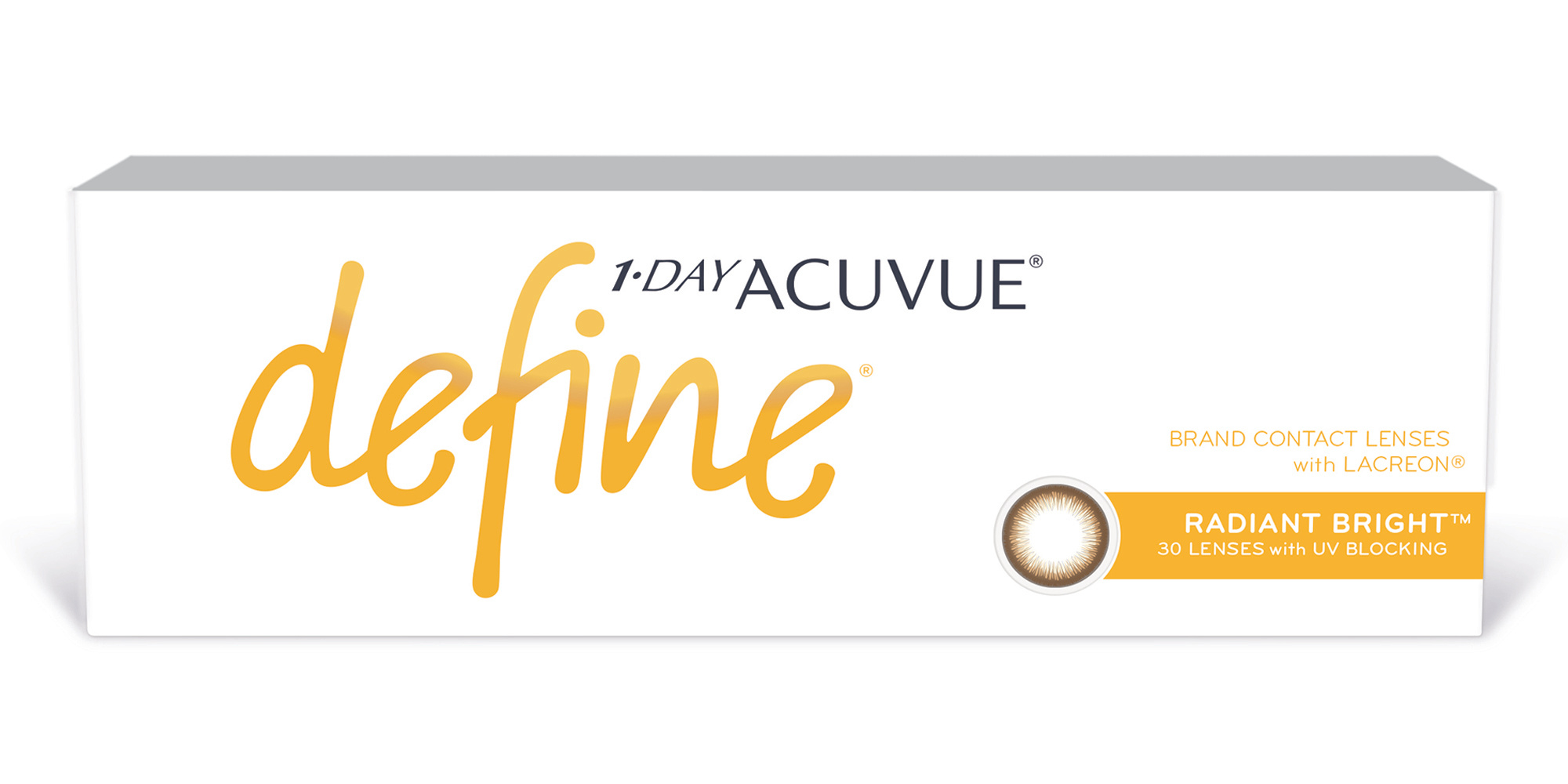 Shop ACUVUE 1-Day Define RADIANT BRIGHT Color Contact Lenses - Radiant Bright online.