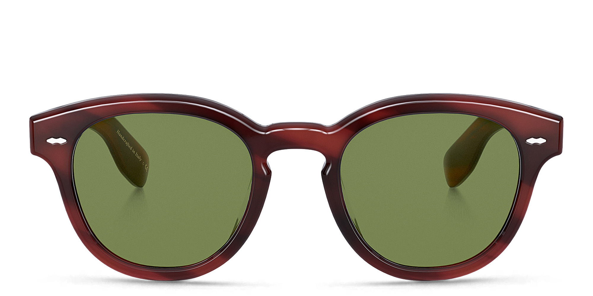 Shop OLIVER PEOPLES Cary Grant Unisex Round Sunglasses in Tortoise online.