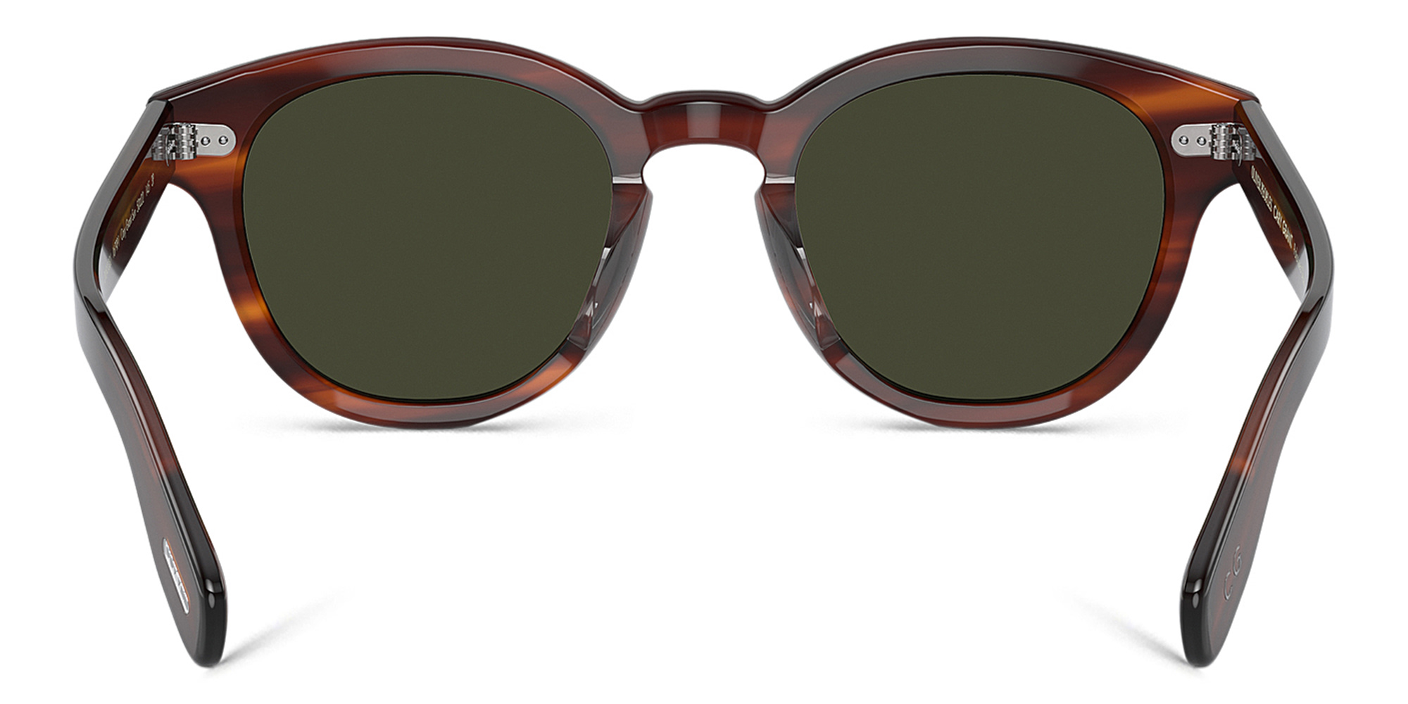 Shop OLIVER PEOPLES Cary Grant Unisex Round Sunglasses in Tortoise online.