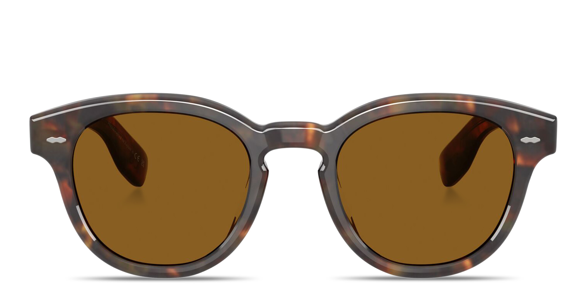 Shop OLIVER PEOPLES Cary Grant Unisex Round Sunglasses in Havana online.