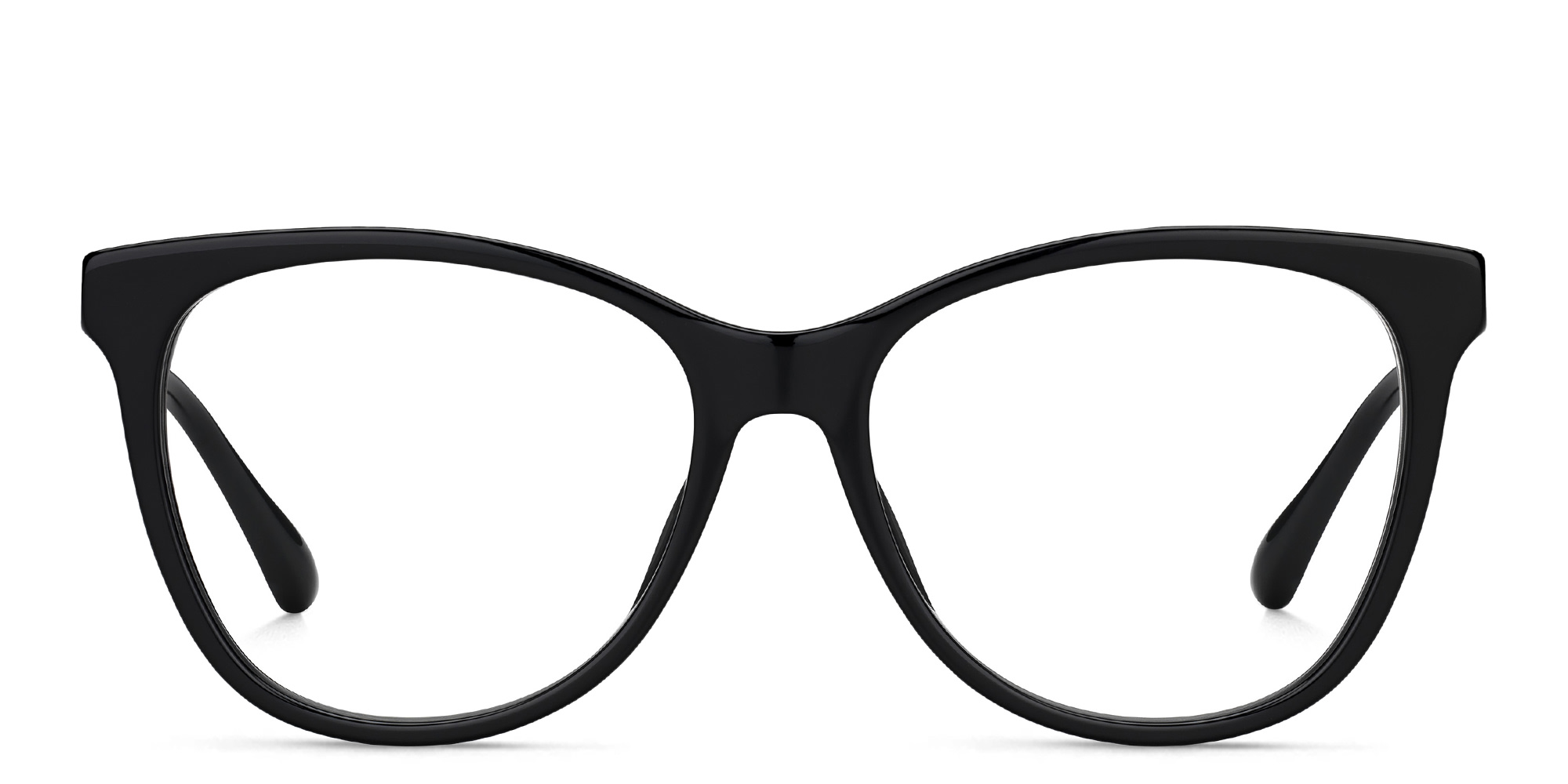Shop JIMMY CHOO Rectangle Eyeglasses in Black online.