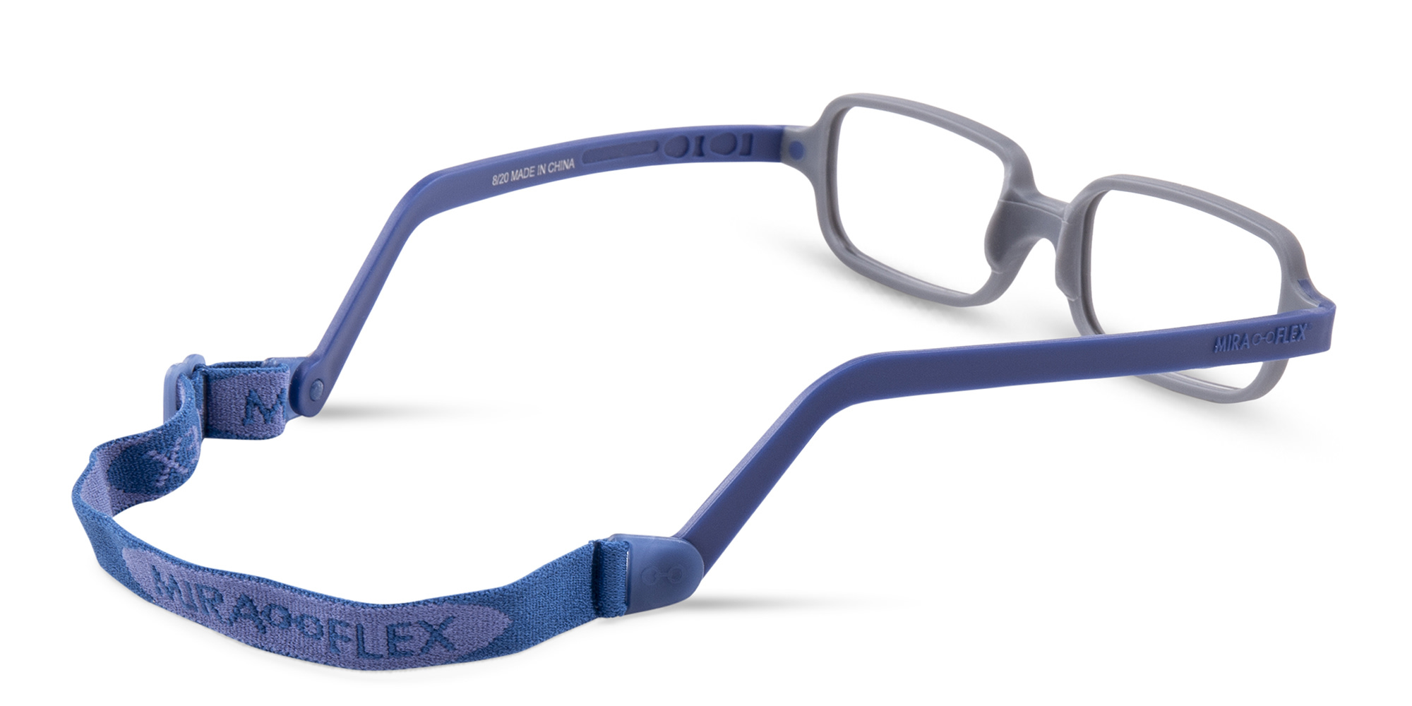 Shop Mira Flex Joy A3-5 Kids Rectangle Eyeglasses in Grey online.