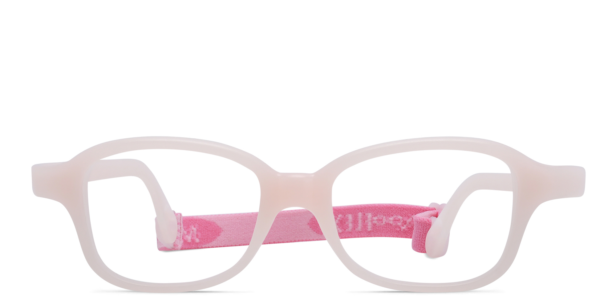 Shop Mira Flex Kids Square Eyeglasses in Light Pink online.
