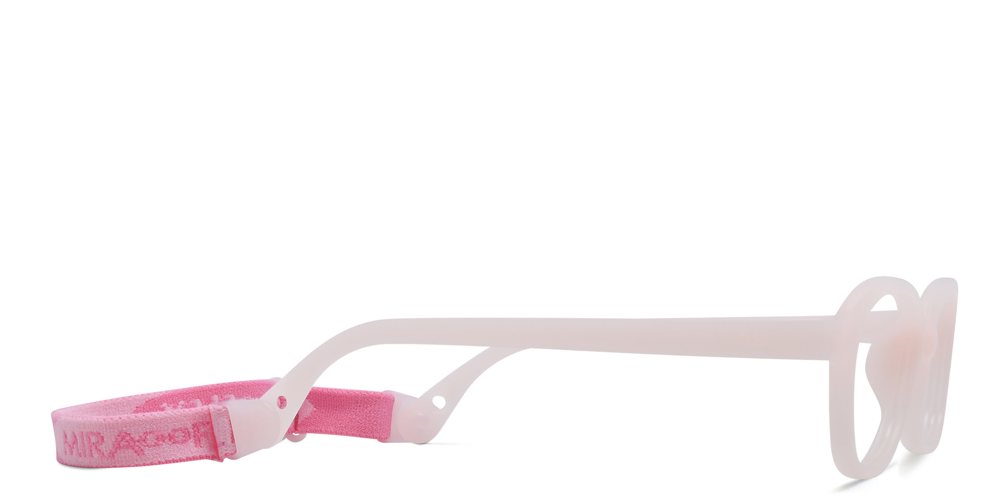 Shop Mira Flex Kids Square Eyeglasses in Light Pink online.