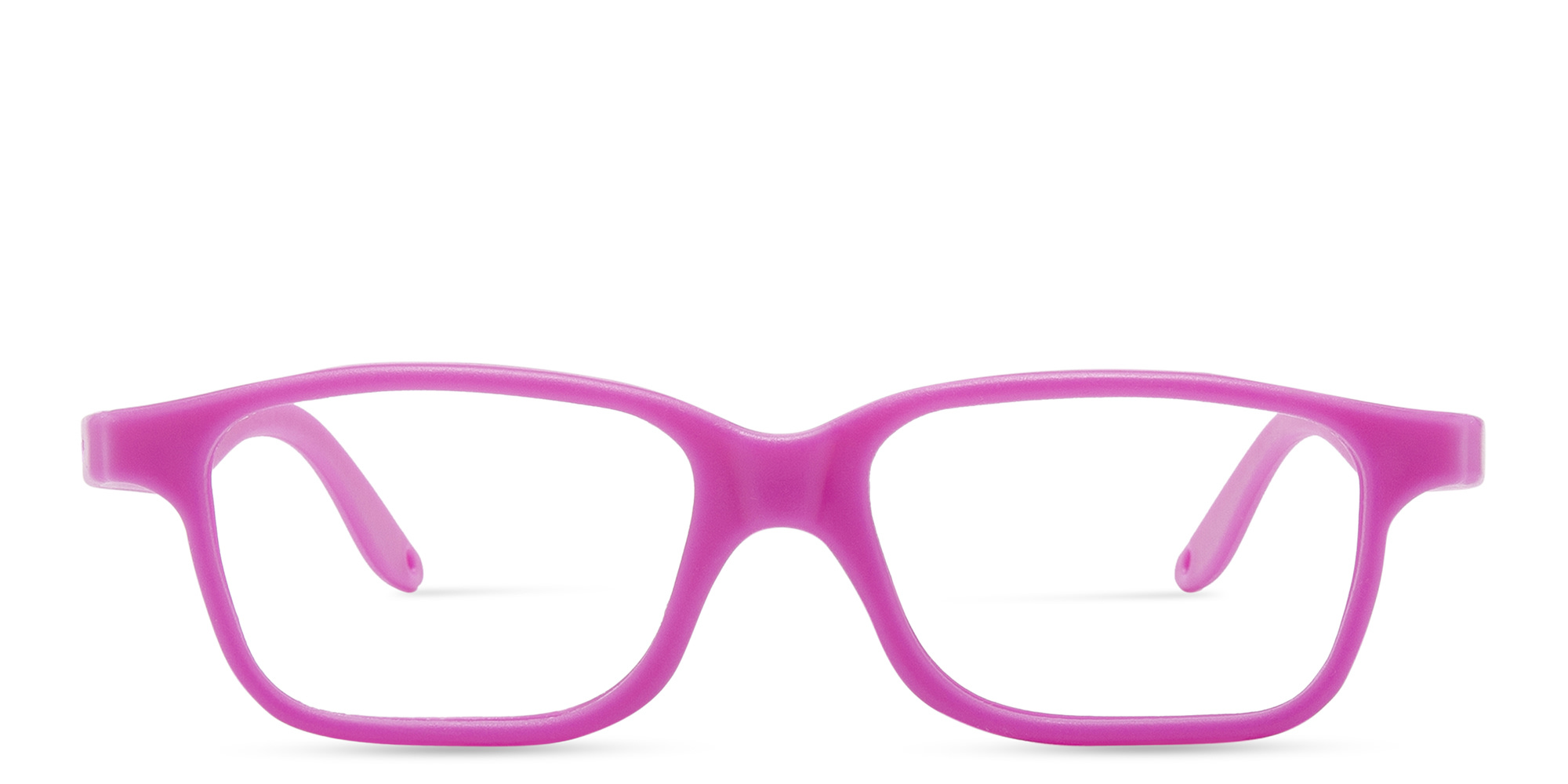 Shop Mira Flex Kids Rectangle Eyeglasses in Pink online.