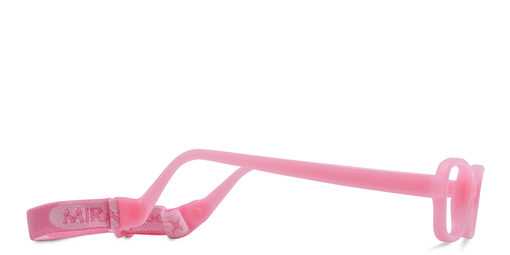 Mira Flex Kids Rectangle Eyeglasses in Pink – Product Photo 3