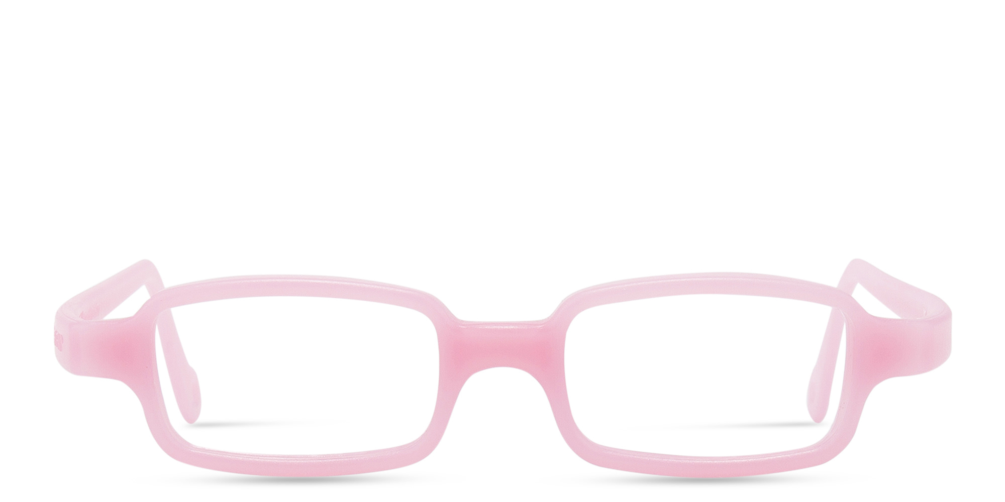 Shop Mira Flex Kids Rectangle Eyeglasses in Pink online.