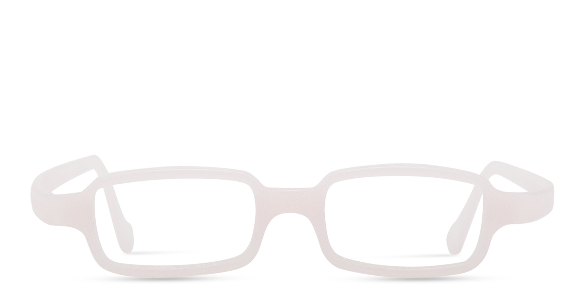 Shop Mira Flex Kids Rectangle Eyeglasses in Nude online.