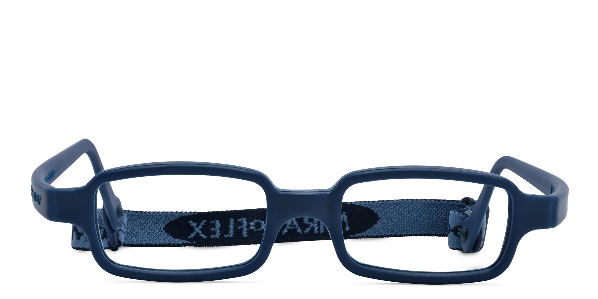 Mira Flex Kids Rectangle Eyeglasses in Blue – Product Photo 1