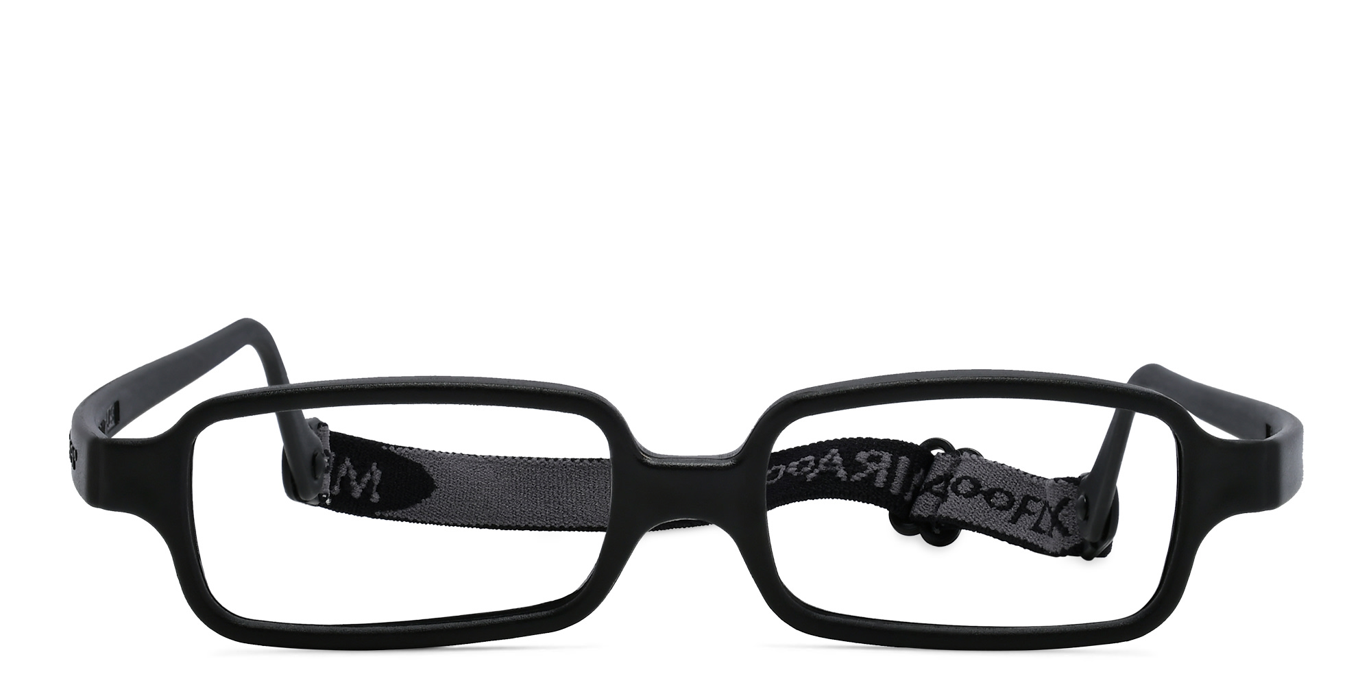 Mira Flex Kids Rectangle Eyeglasses in Black – Product Photo 1