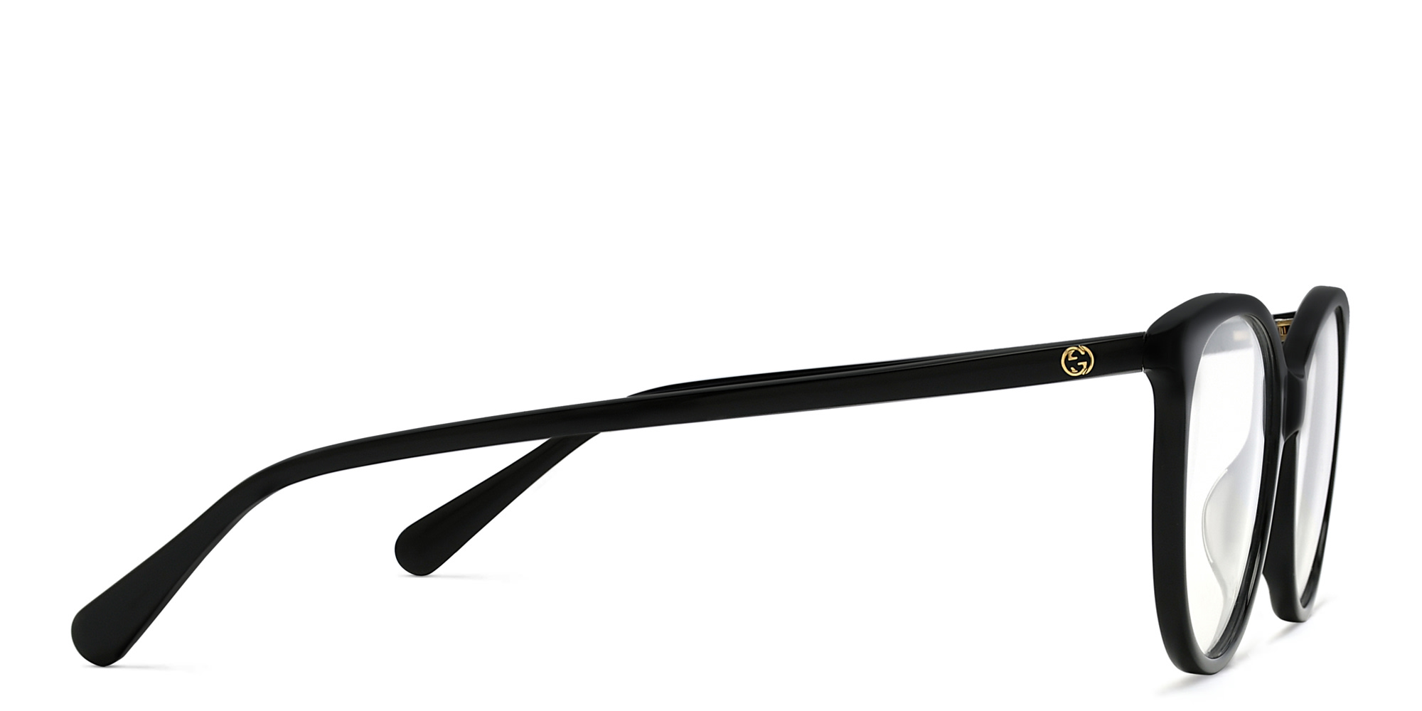 GUCCI Cat Eye Eyeglasses in Black – Product Photo 3