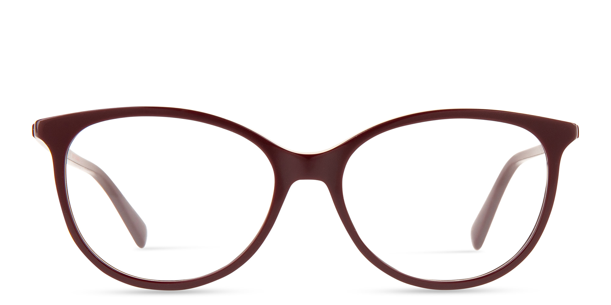 Shop GUCCI Cat-Eye Eyeglasses in Burgundy online.