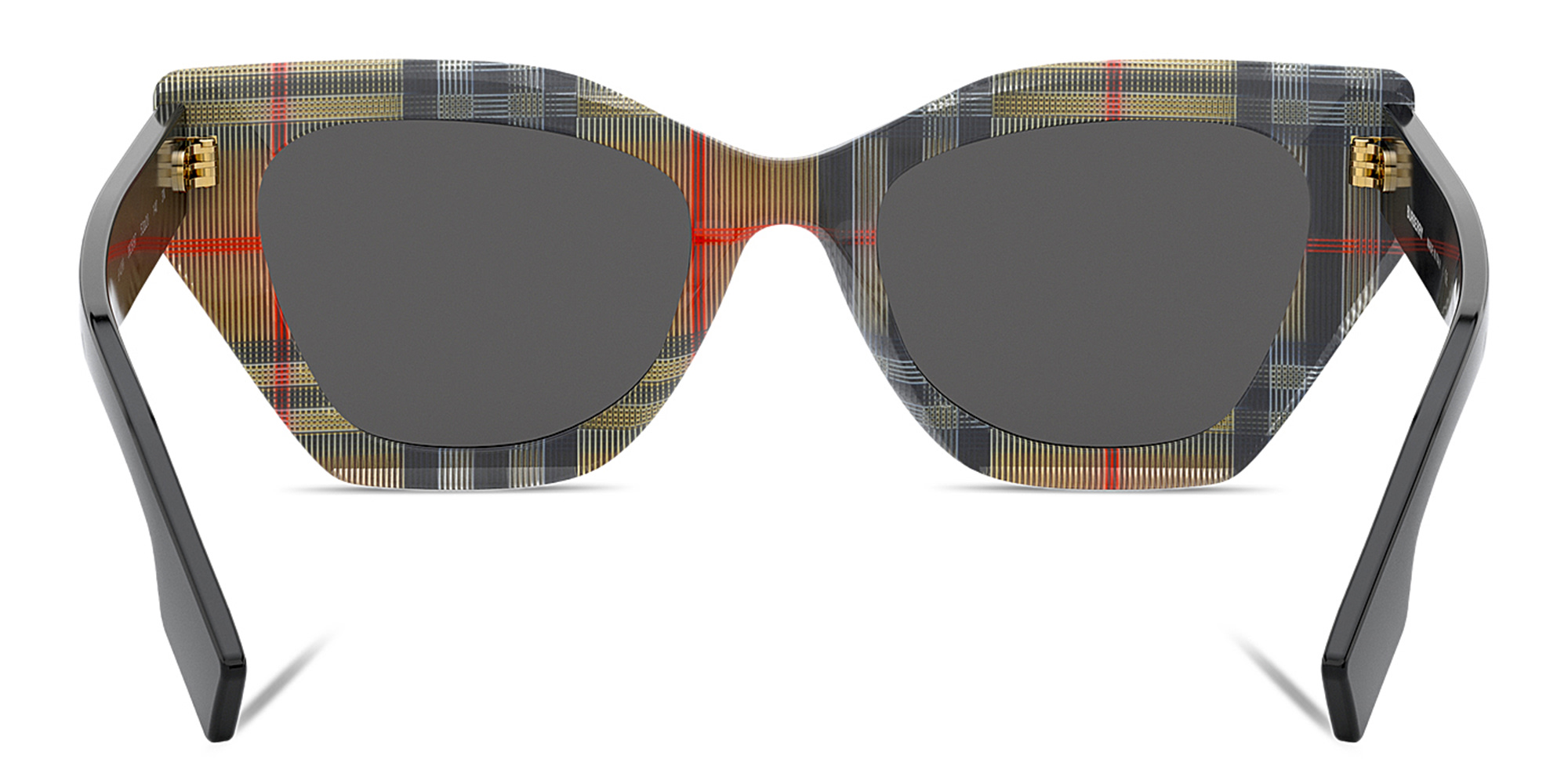 Shop BURBERRY Cat Eye Sunglasses in Black online.