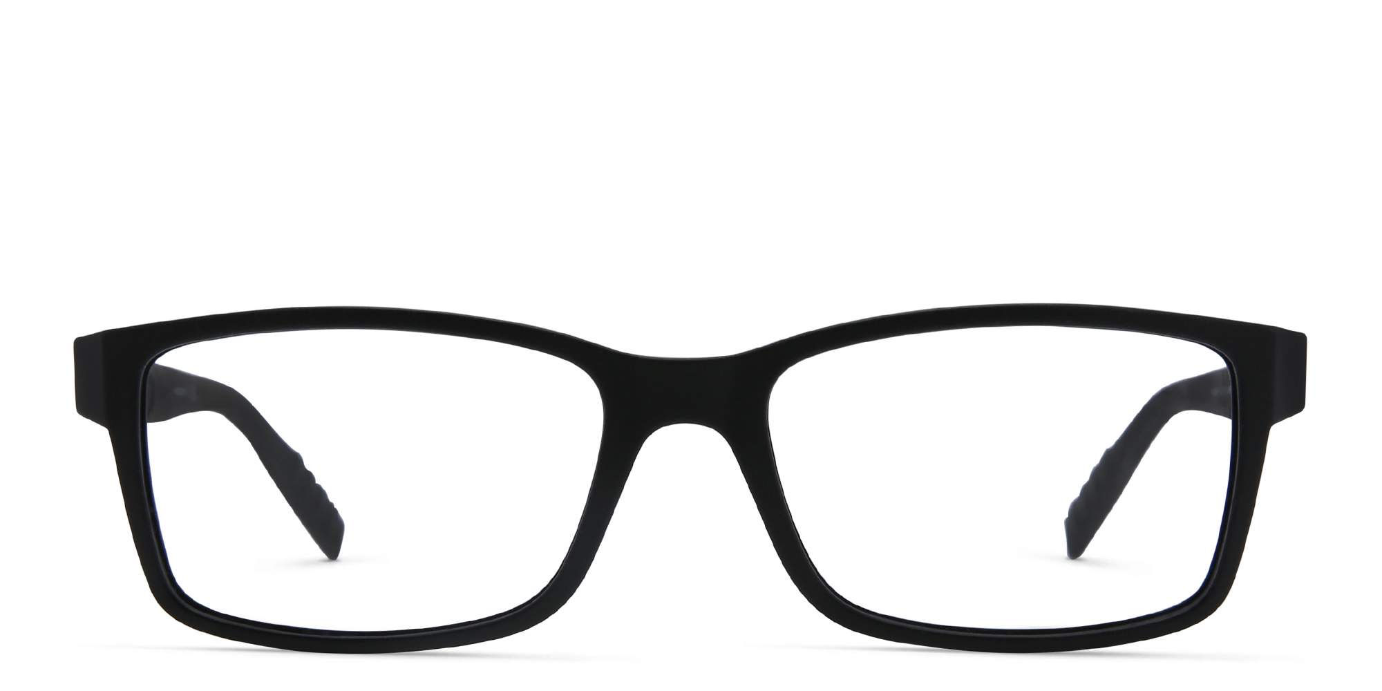 MONTBLANC Wide Rectangle Eyeglasses in Black – Product Photo 1