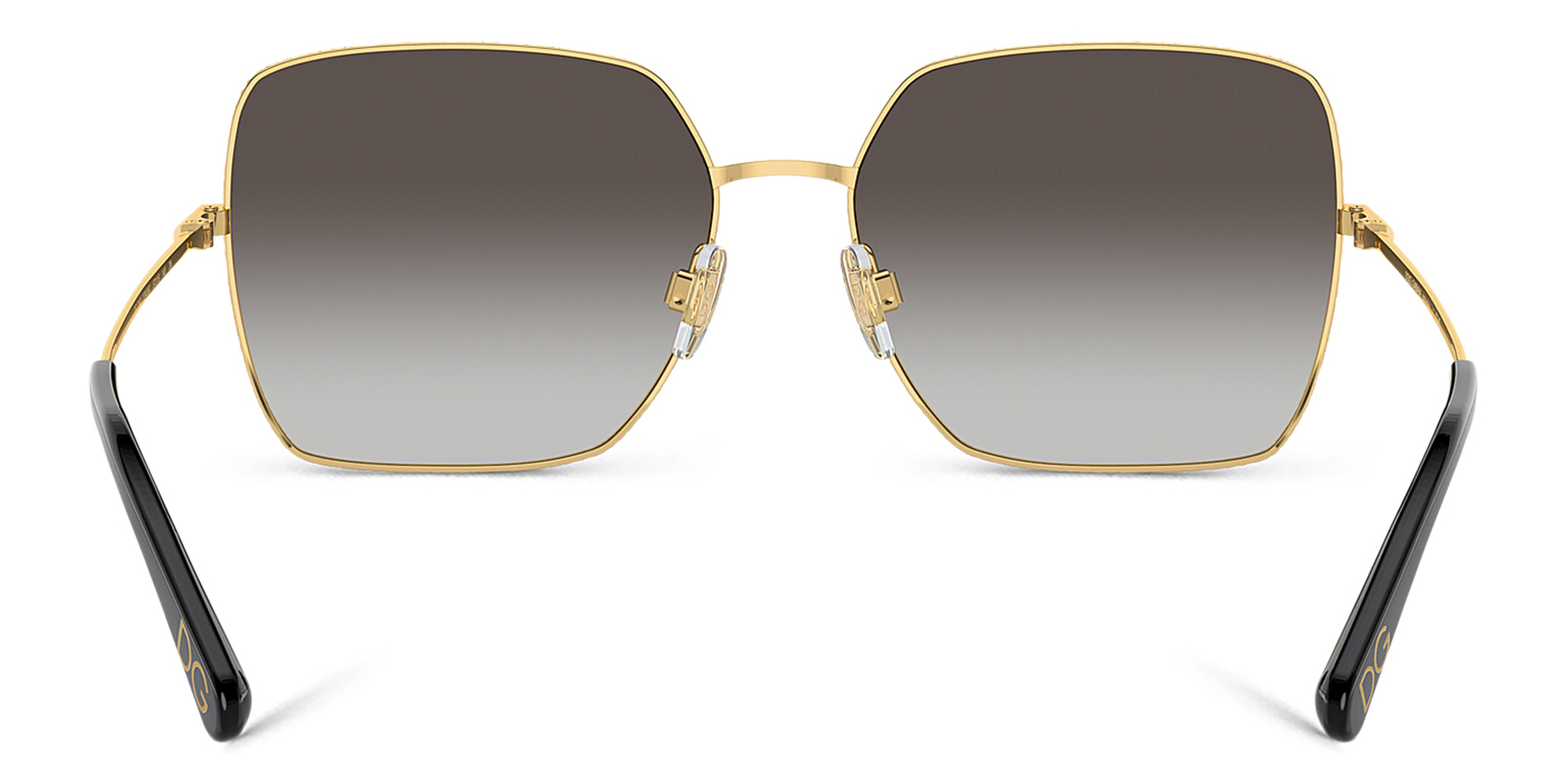 نظارة شمسية مربعة من دولتشي آند غابانا بلون أسود - صورة المنتج 4