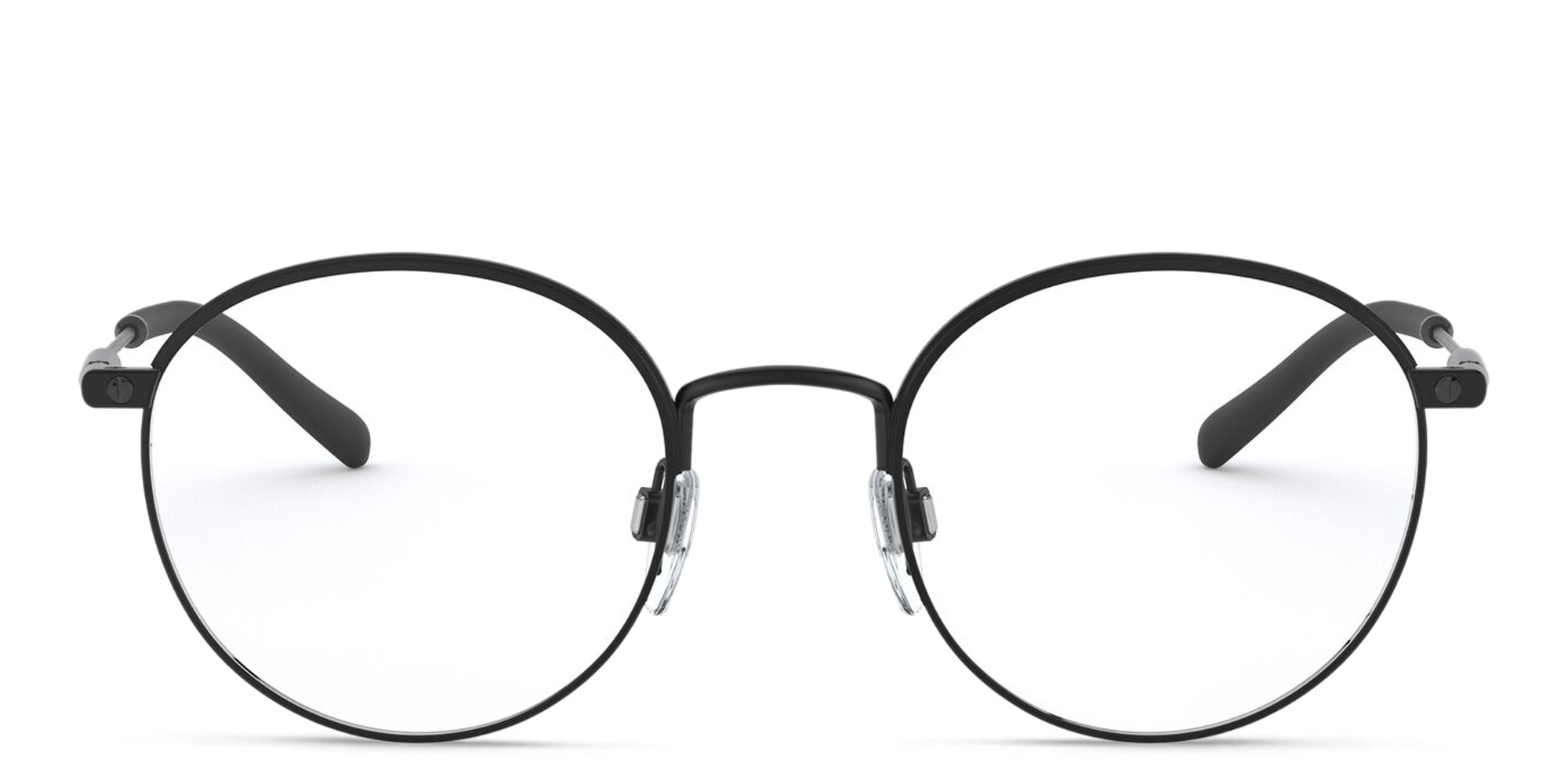 نظارة طبية دائرية من بولغري بلون أسود مطفي - صورة المنتج 1