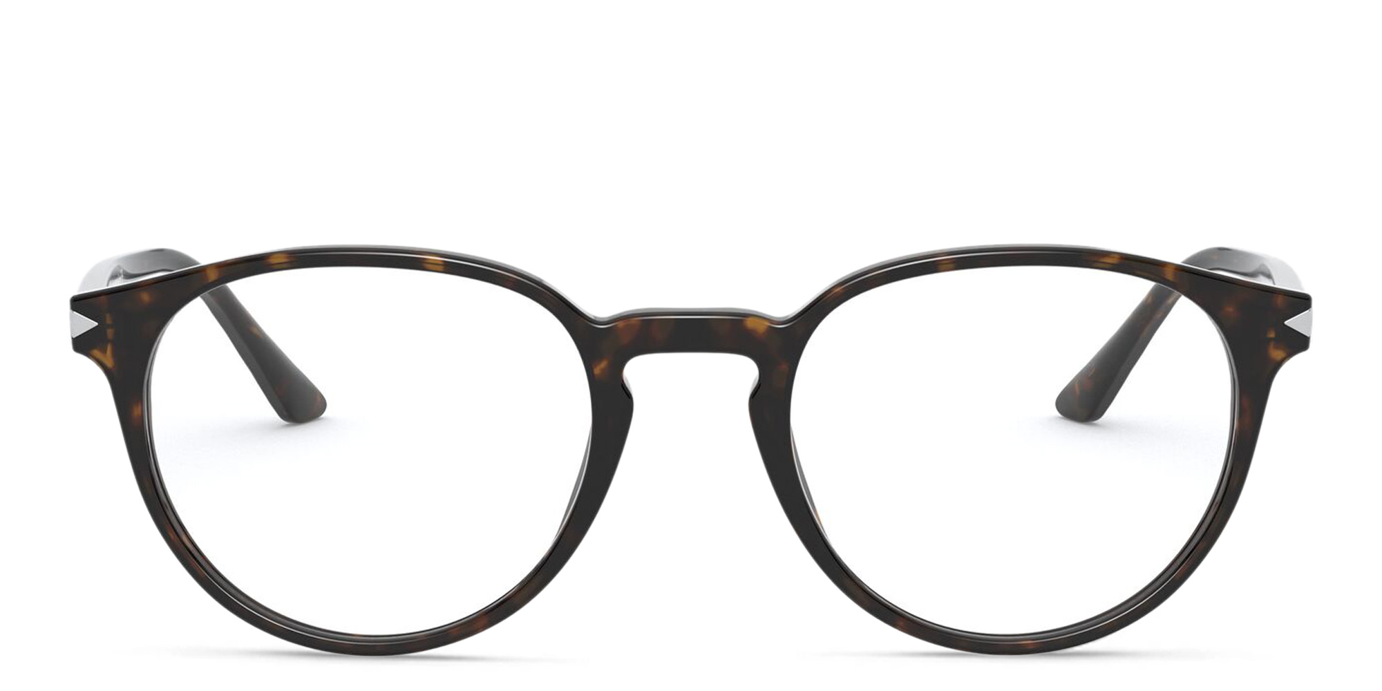 GIORGIO ARMANI Round Eyeglasses in Dark Havana – Product Photo 1