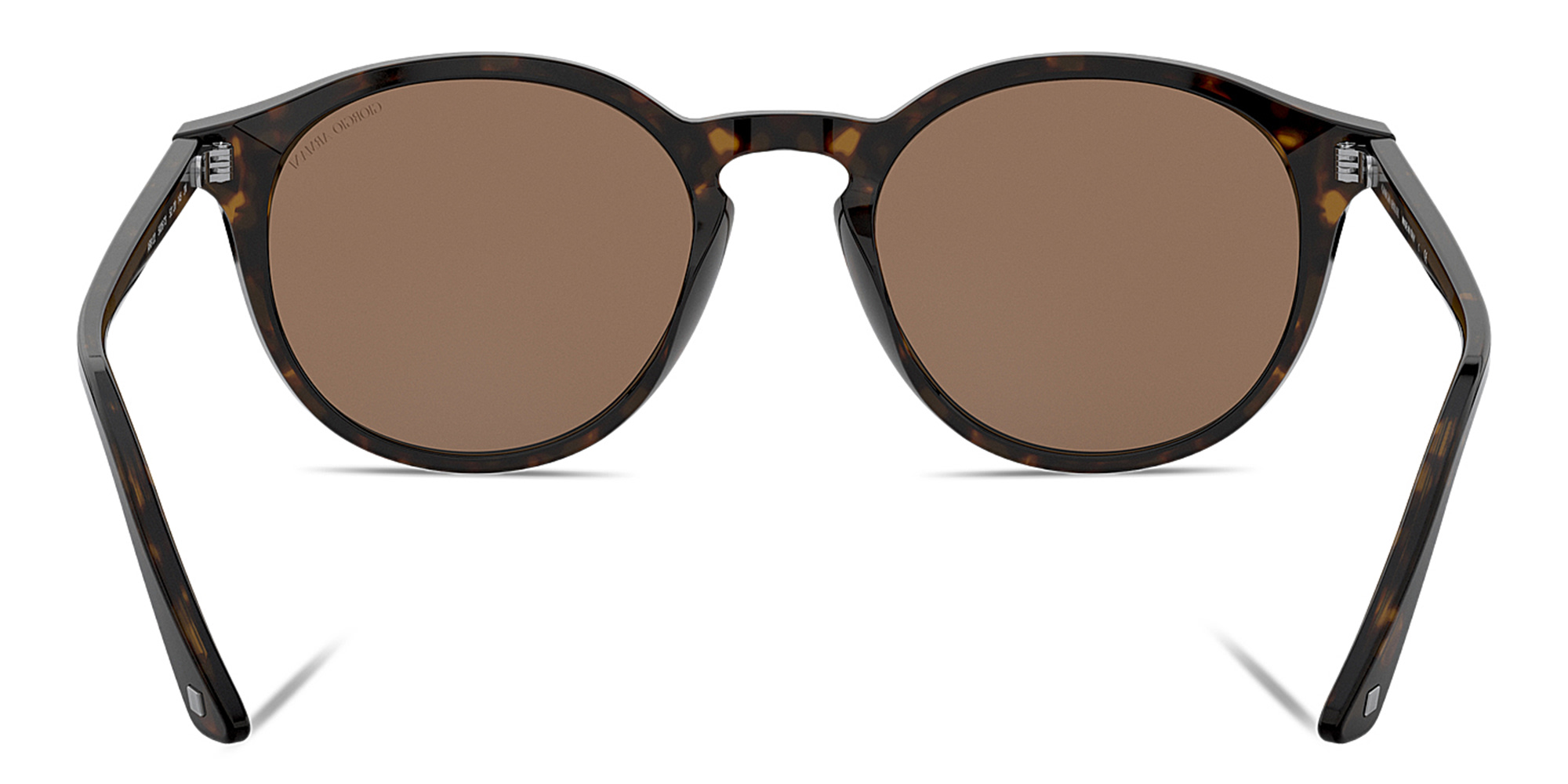GIORGIO ARMANI Round Sunglasses in Brown – Product Photo 4