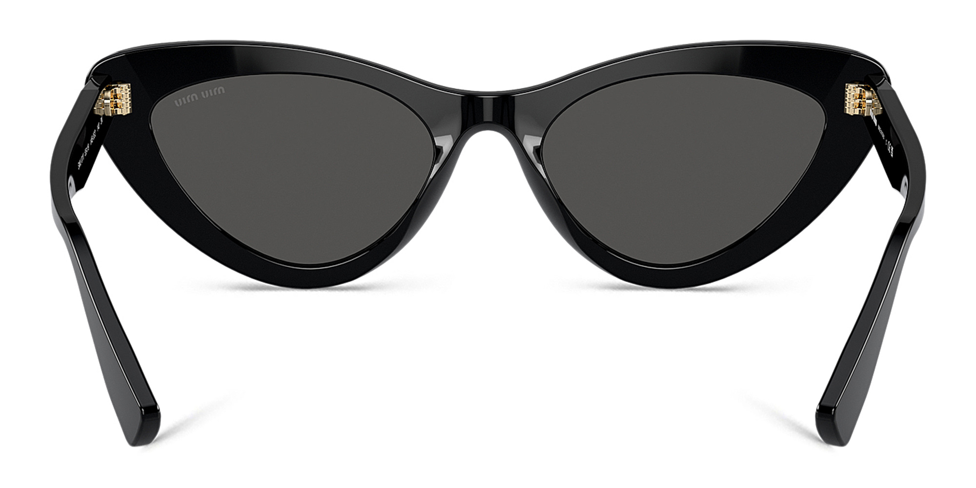 Shop MIU MIU Cat Eye Sunglasses in Black online.