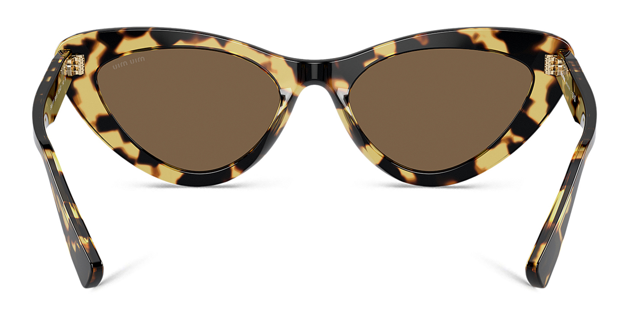 Shop MIU MIU Cat Eye Sunglasses in Light Havana online.