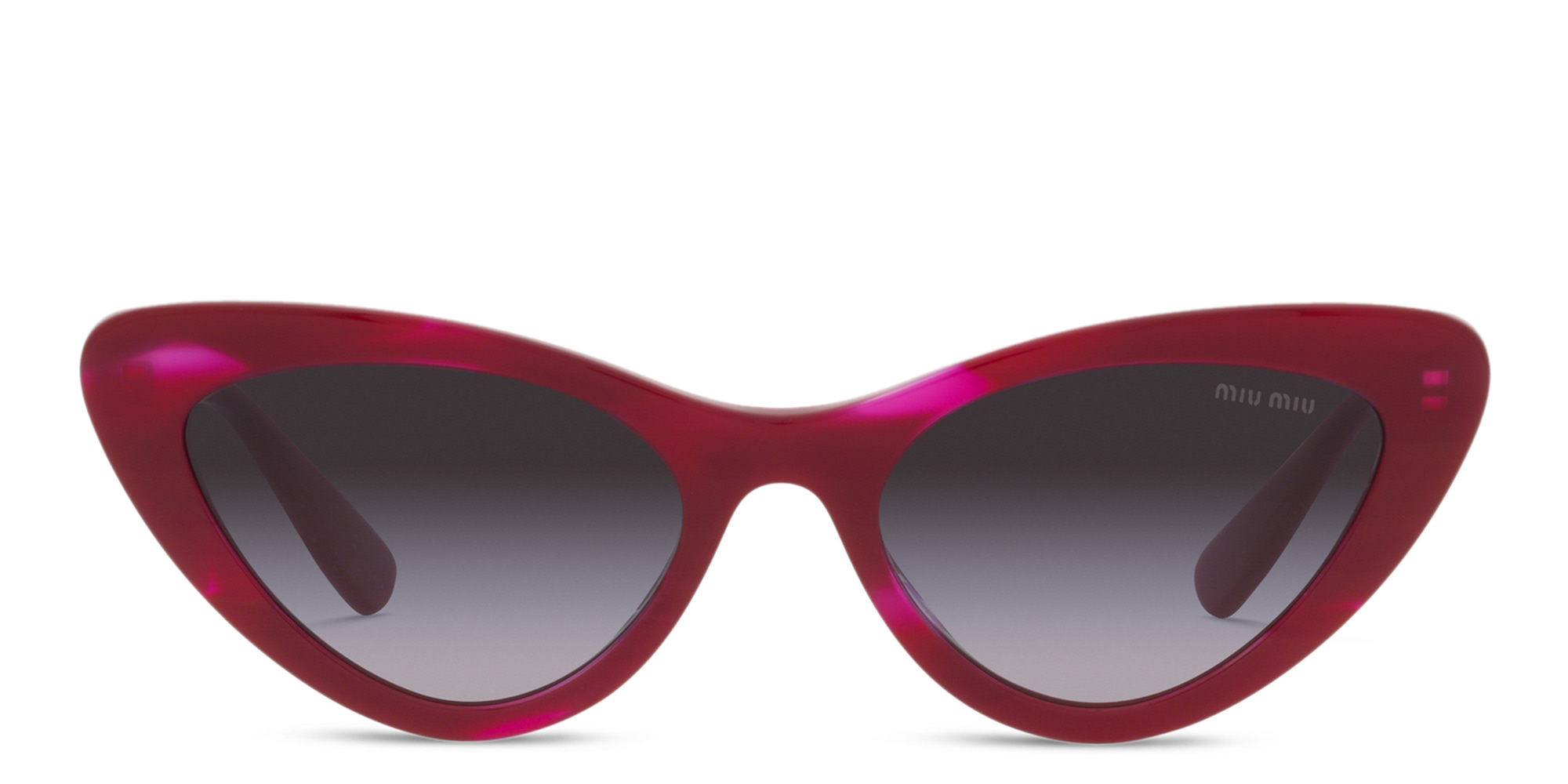 Shop MIU MIU Cat-Eye Sunglasses in Bordeaux online.