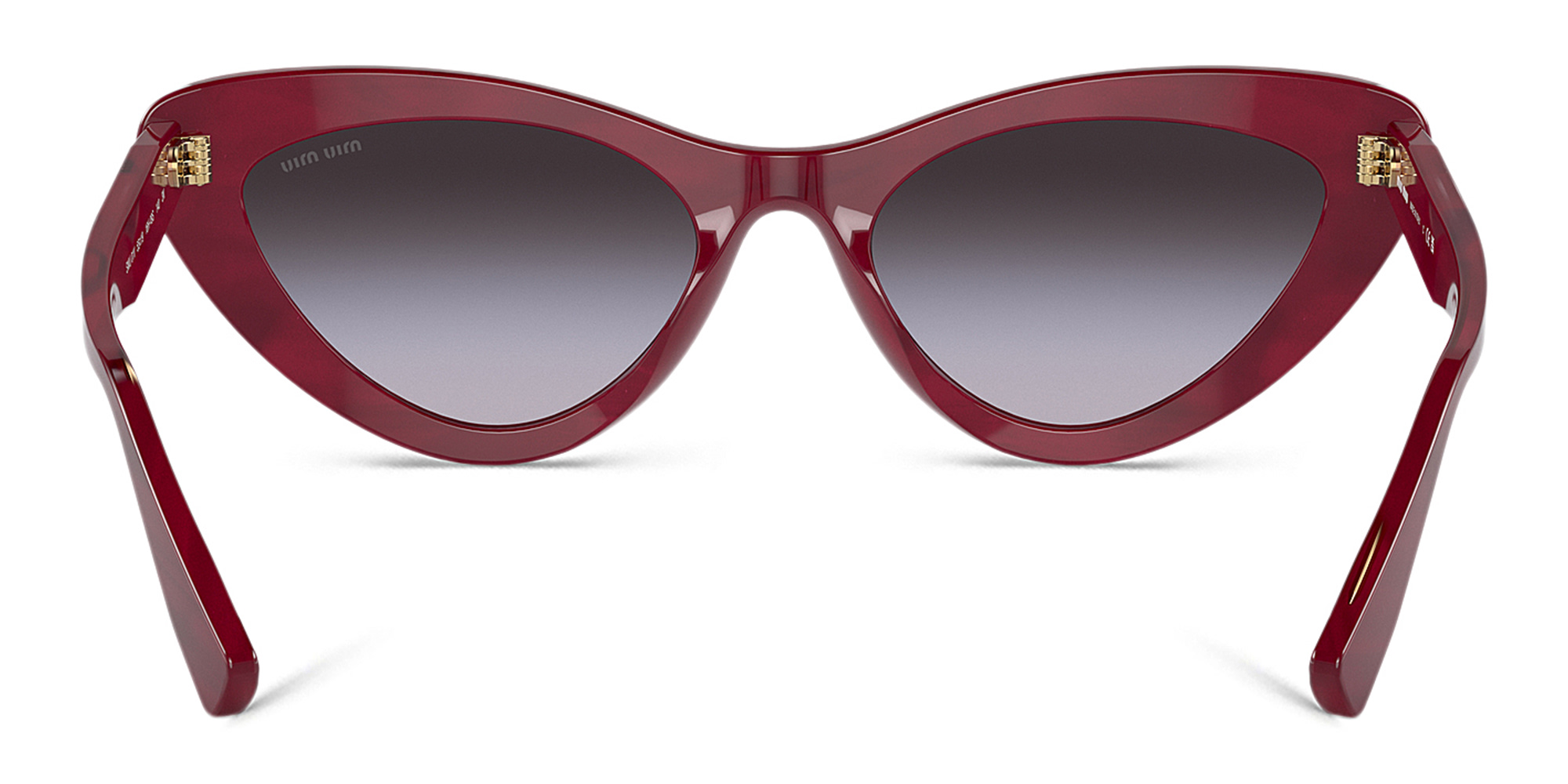 Shop MIU MIU Cat-Eye Sunglasses in Bordeaux online.