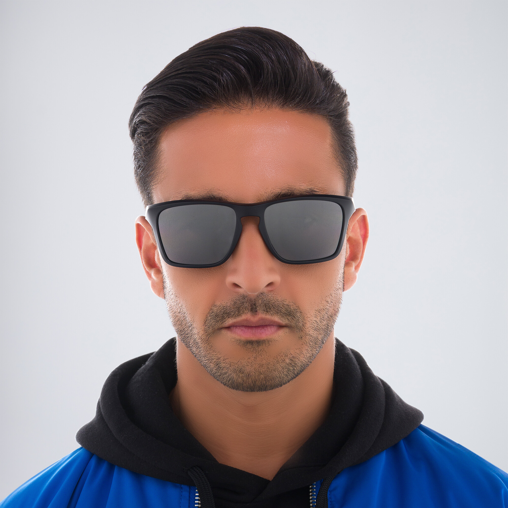 Oakley Sylas Rectangle Sunglasses in Matte Black – Product Photo 5