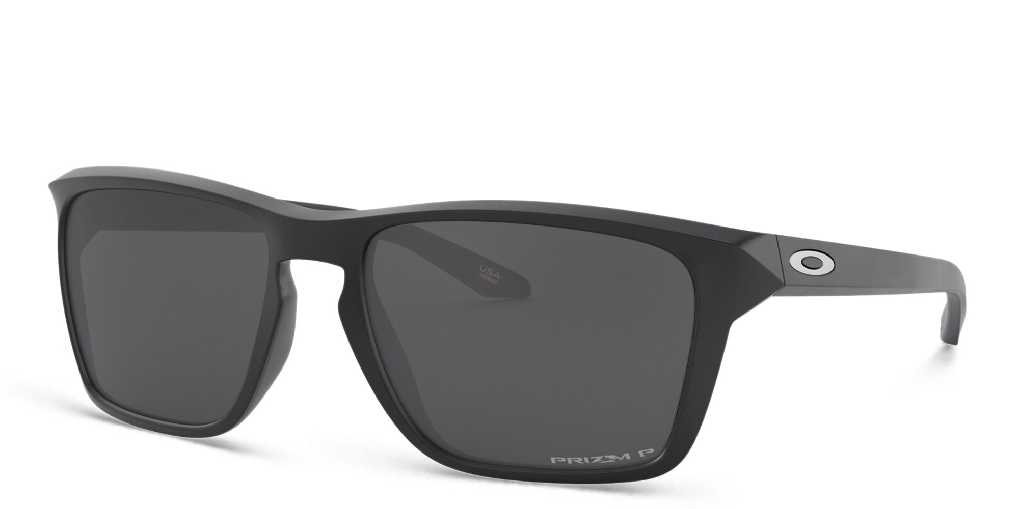 Oakley Sylas Rectangle Sunglasses in Matte Black – Product Photo 2