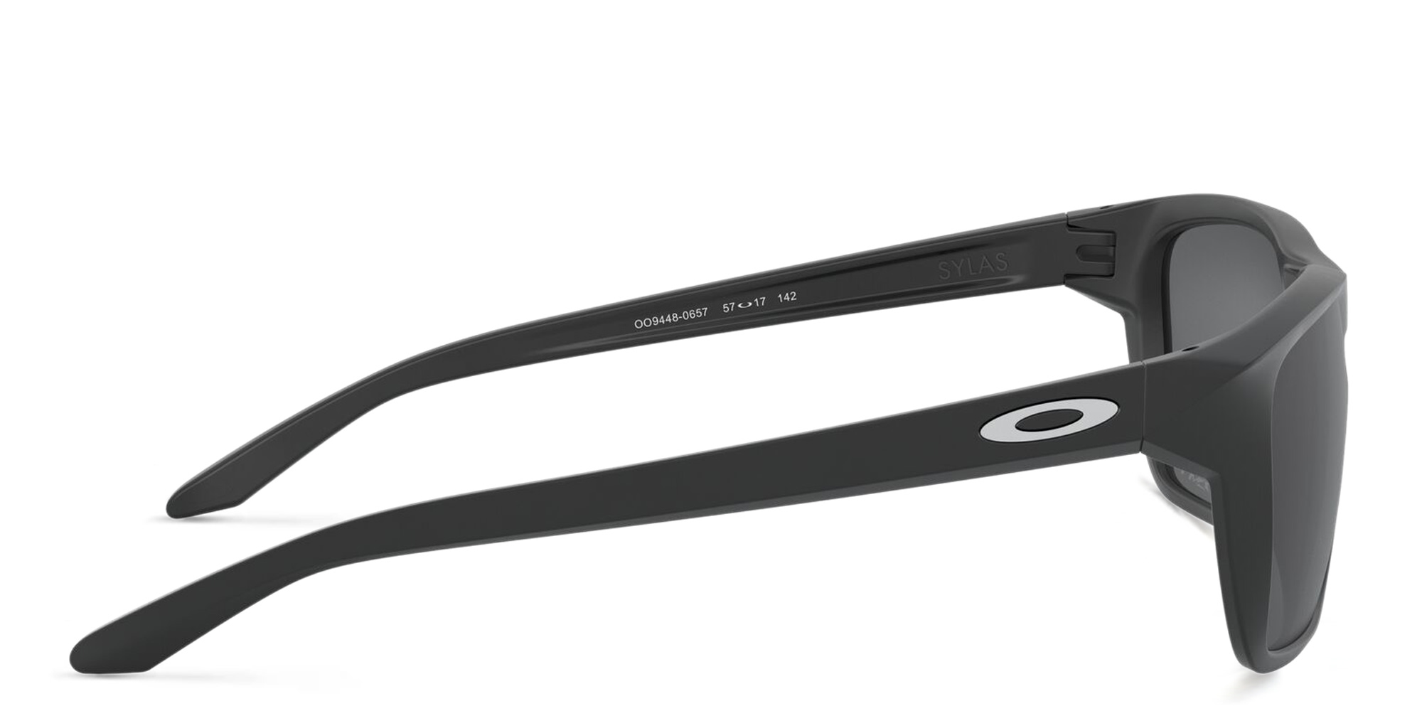 Oakley Sylas Rectangle Sunglasses in Matte Black – Product Photo 3