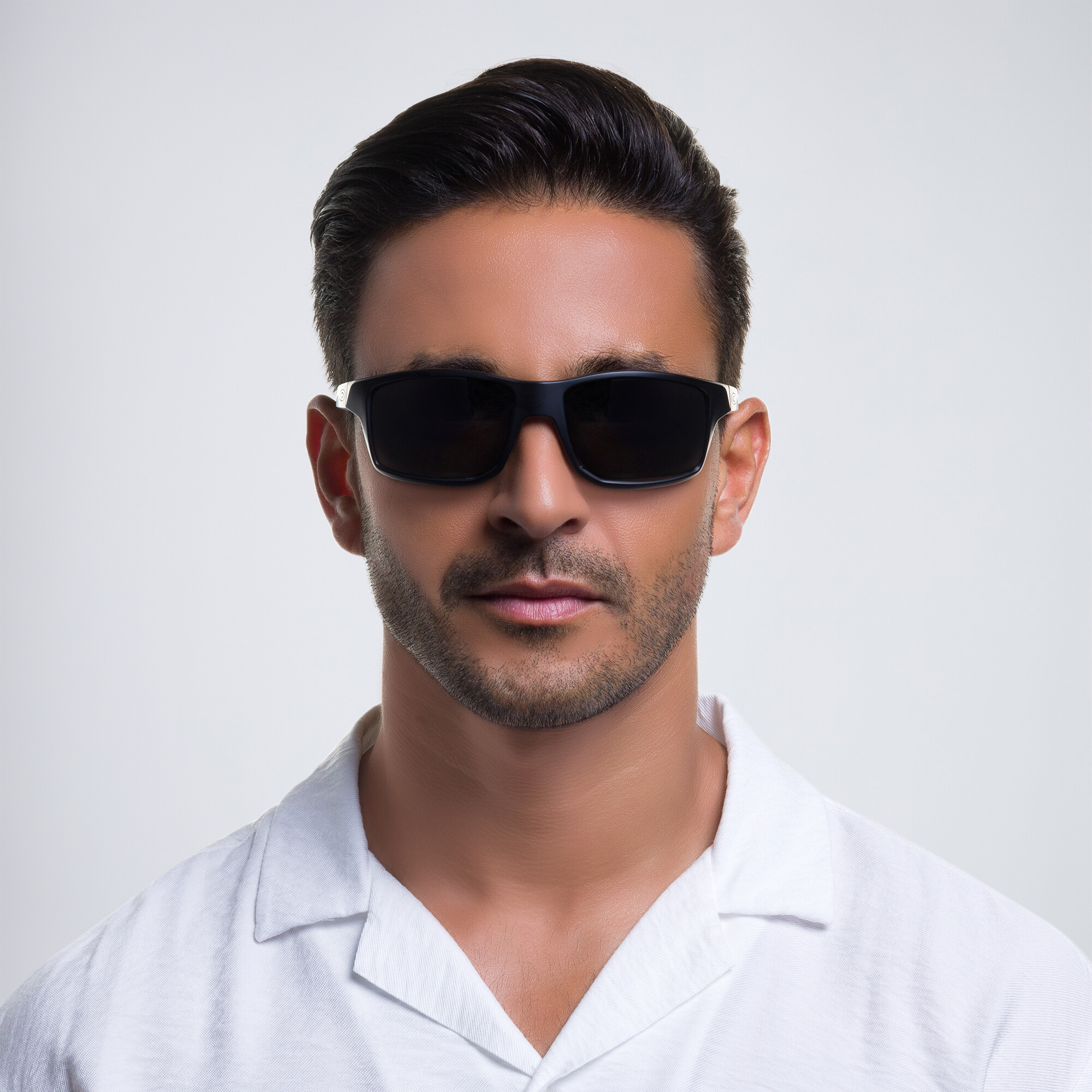 Oakley Gibston Rectangle Sunglasses in Matte Black – Product Photo 5