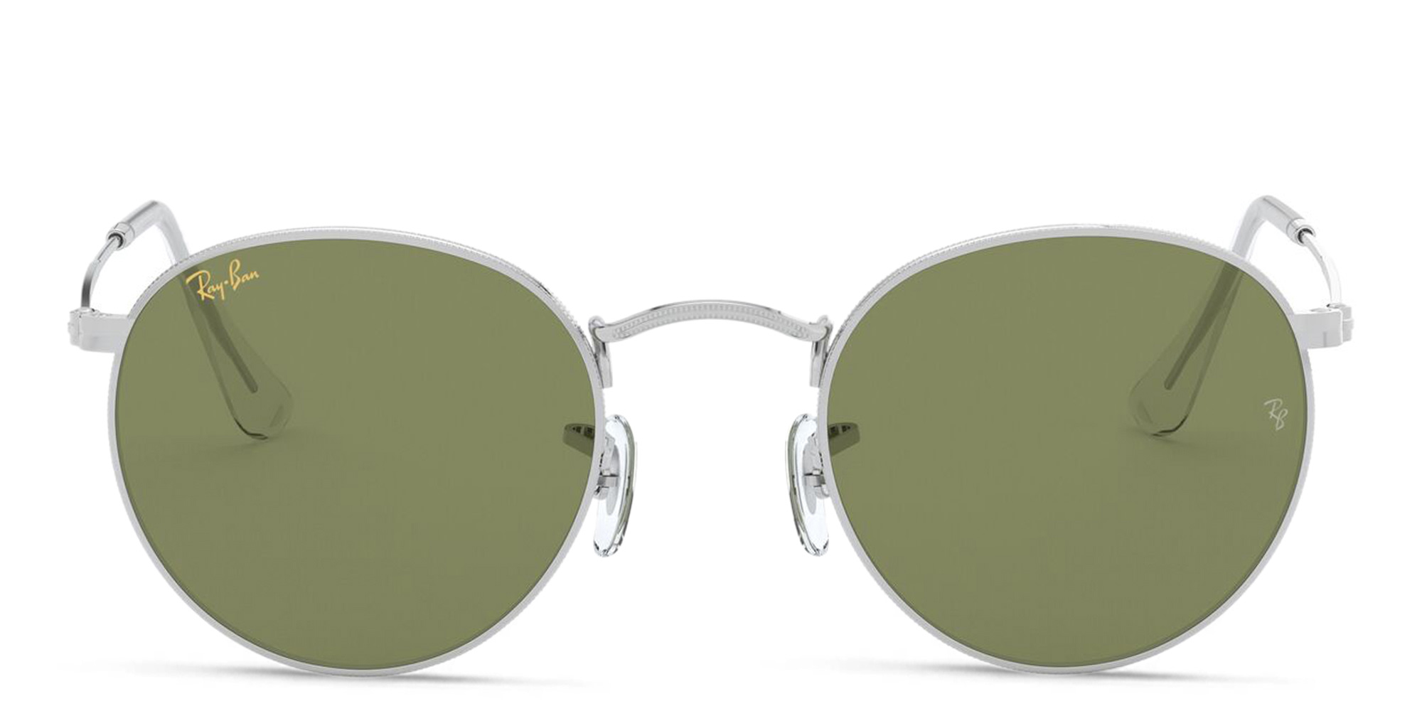 Ray-Ban Round Metal Sunglasses in Silver – Product Photo 1