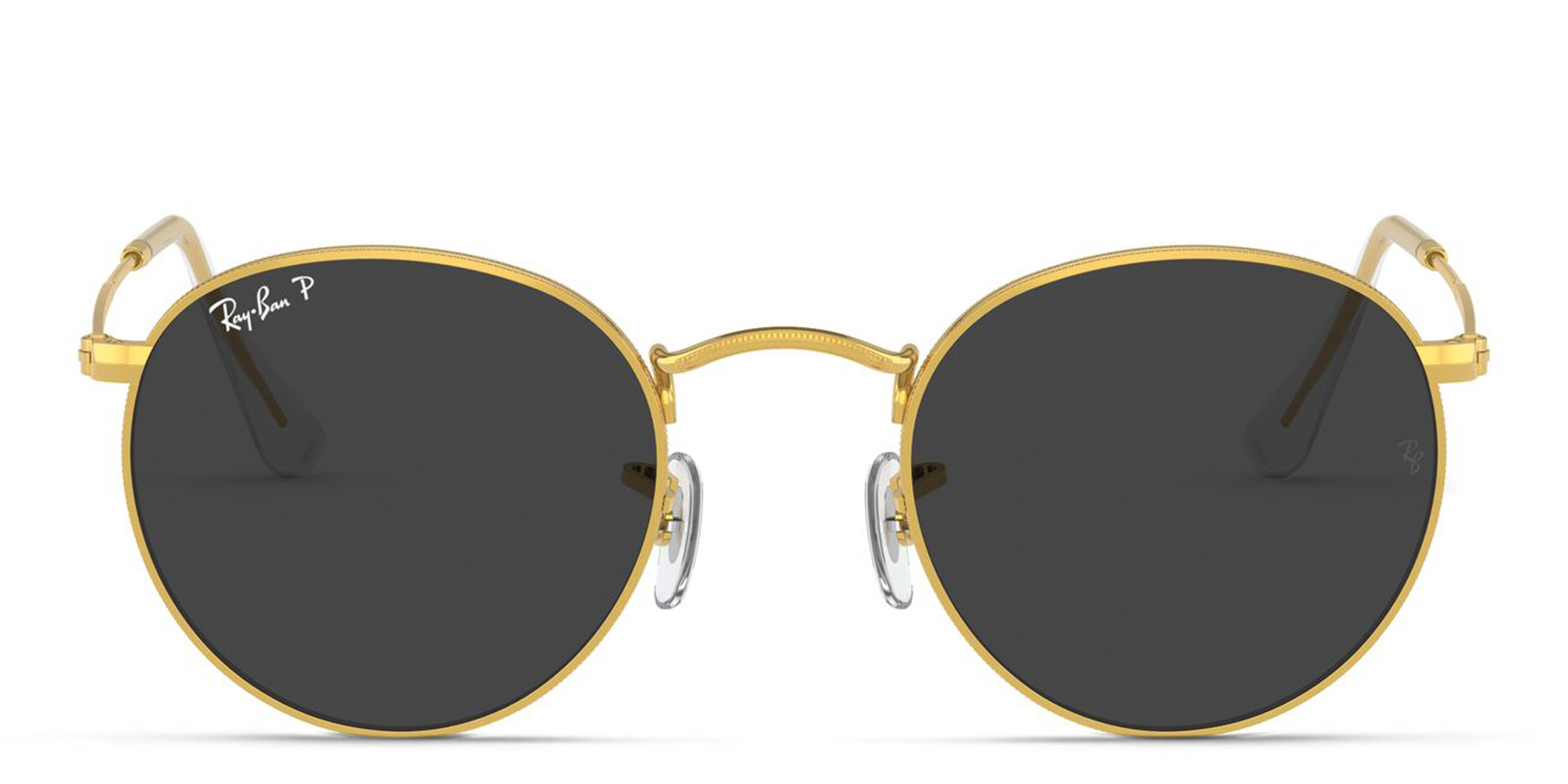 Ray-Ban Round Metal Sunglasses in Gold – Product Photo 1