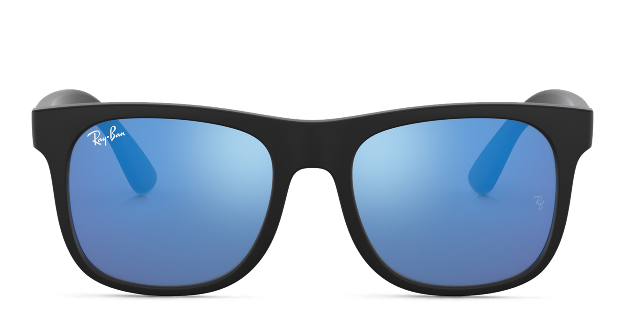 Ray-Ban Junior Kids Wayfarer Square Sunglasses in Black – Product Photo 1