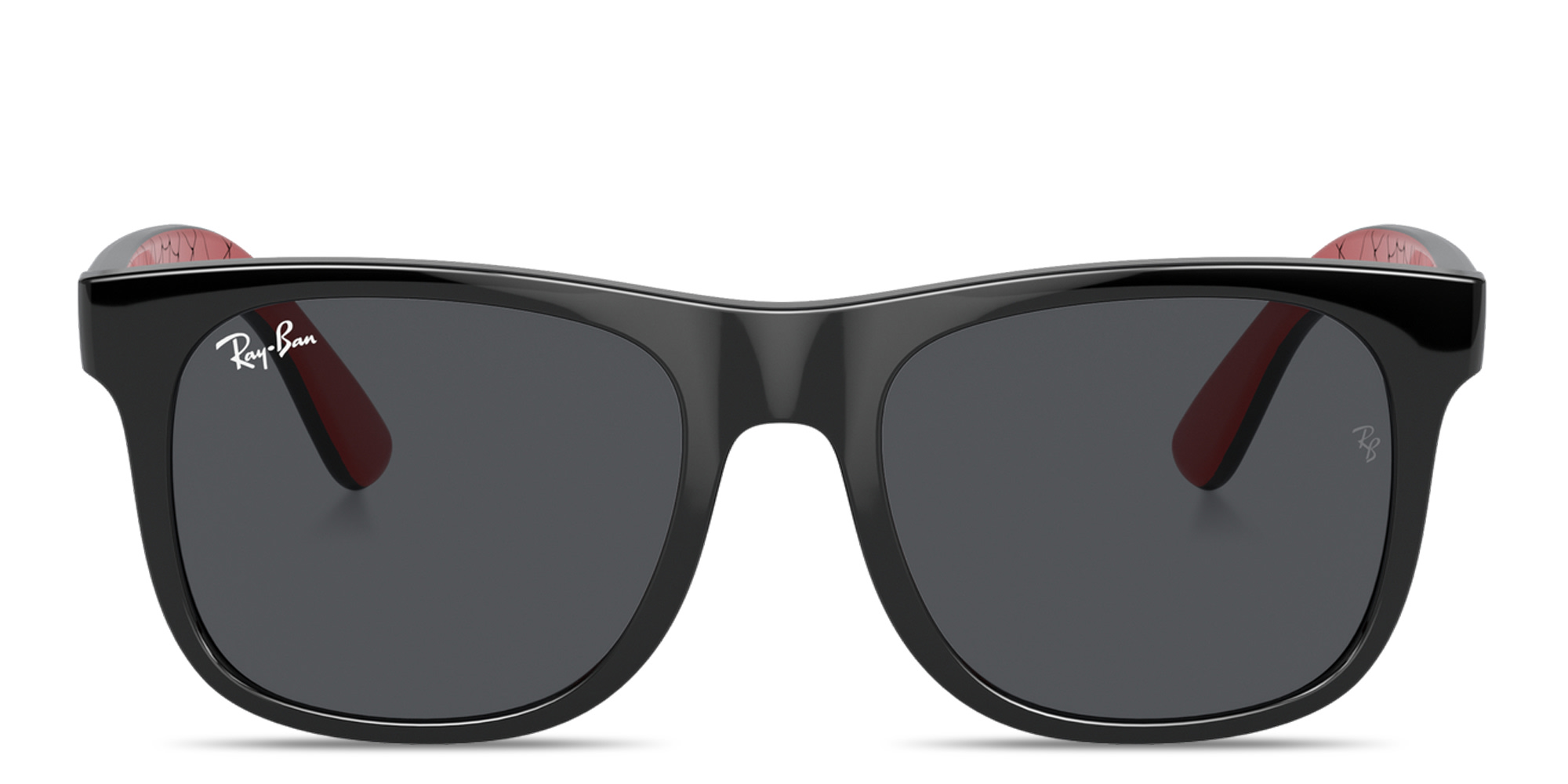 Ray-Ban Junior Marvel Justin Kids Square Sunglasses in Black – Product Photo 1