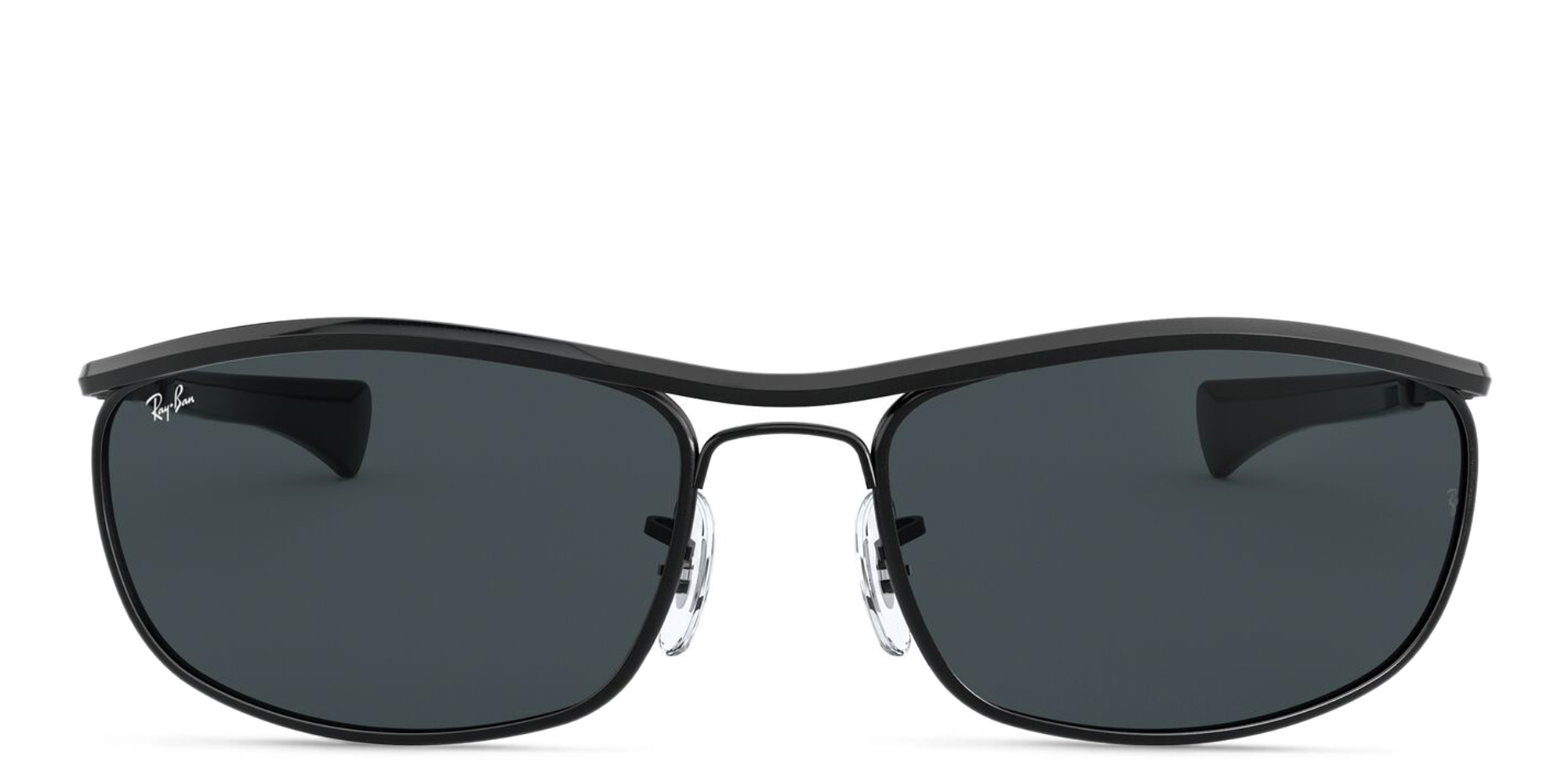 Ray-Ban Olympian I Deluxe Unisex Irregular Sunglasses in Black – Product Photo 1