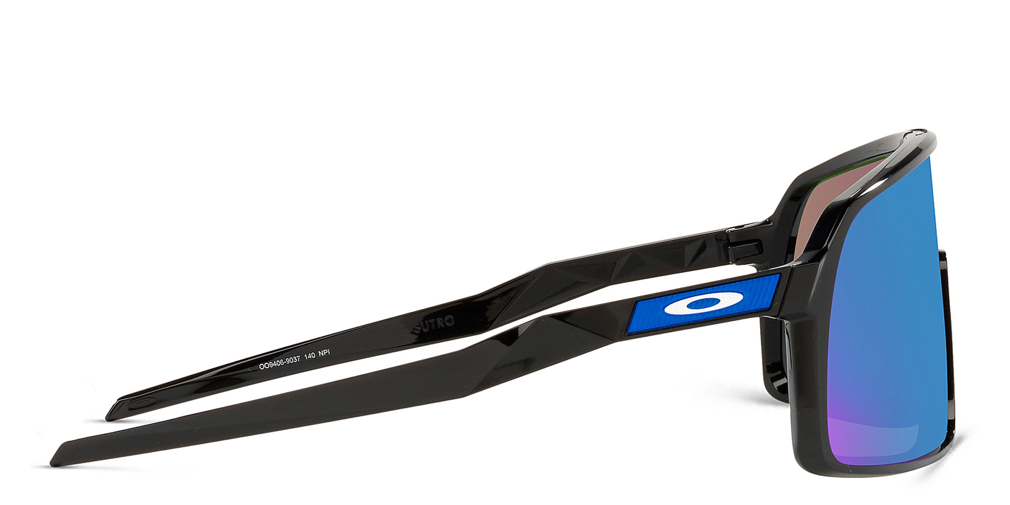 نظارات شمسية سوترو على شكل قناع من اوكلي بلون أسود لامع - صورة المنتج 3