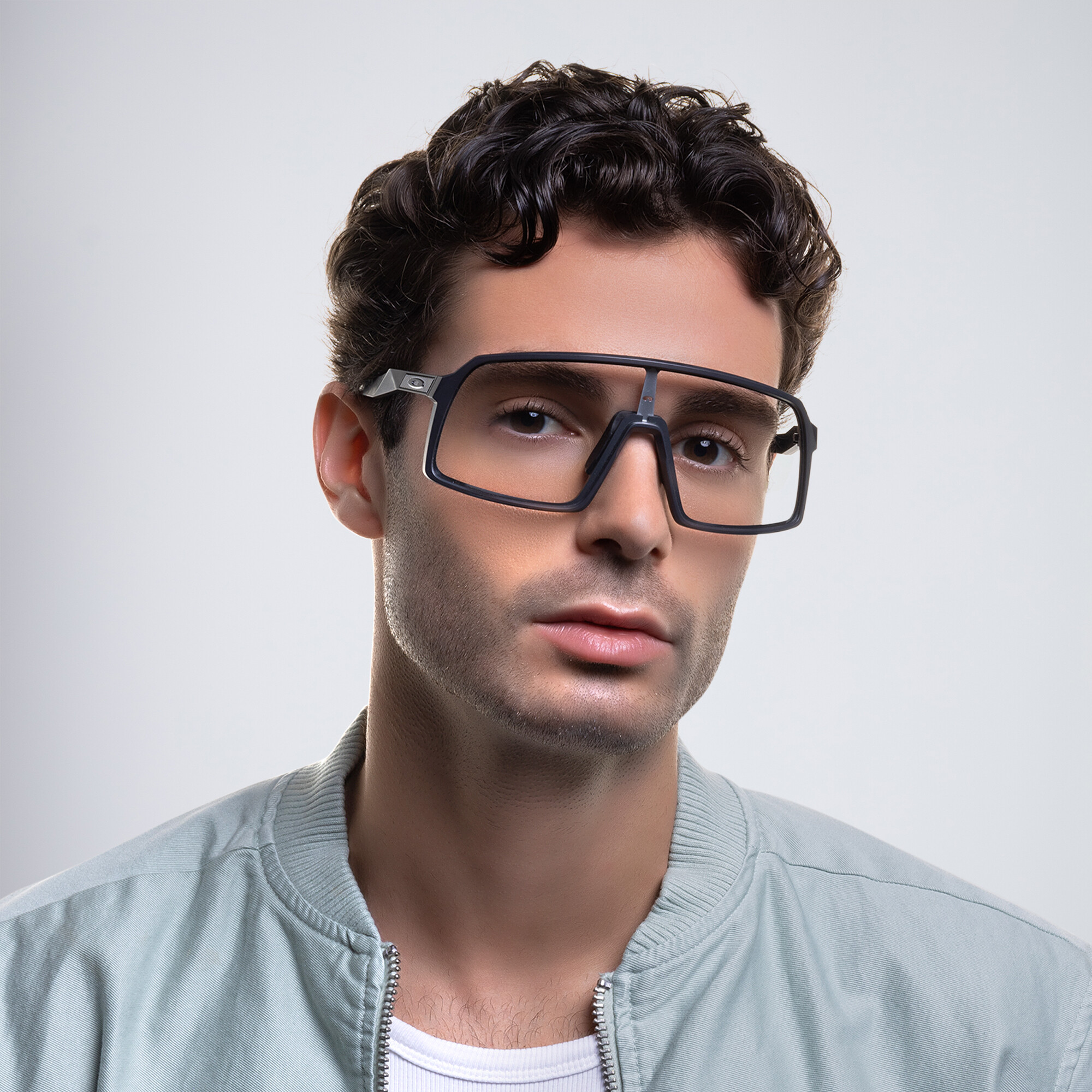 Shop Oakley Sutro Mask Sunglasses in Matte Carbon online.