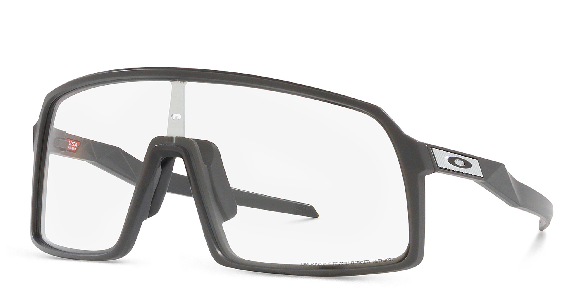 Oakley Sutro Mask Sunglasses in Matte Carbon – Product Photo 2