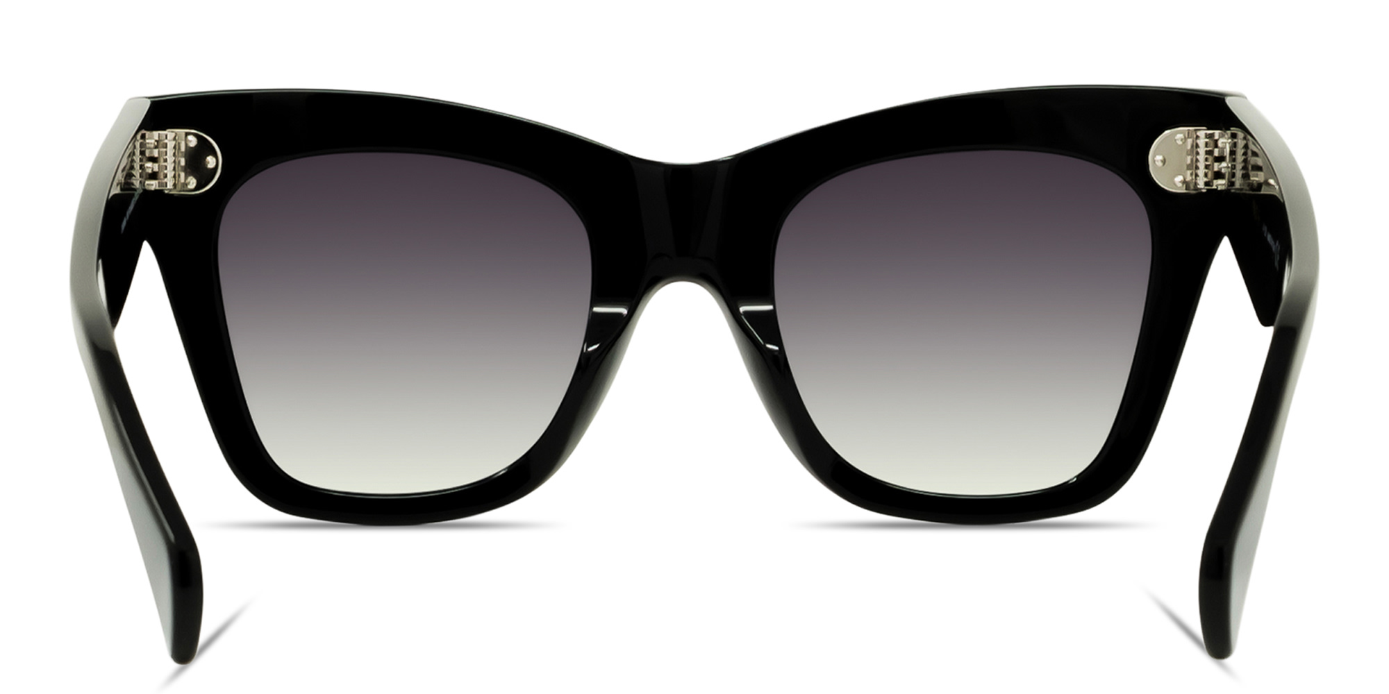 Shop CELINE 3 Dots Cat-Eye Sunglasses in Black online.