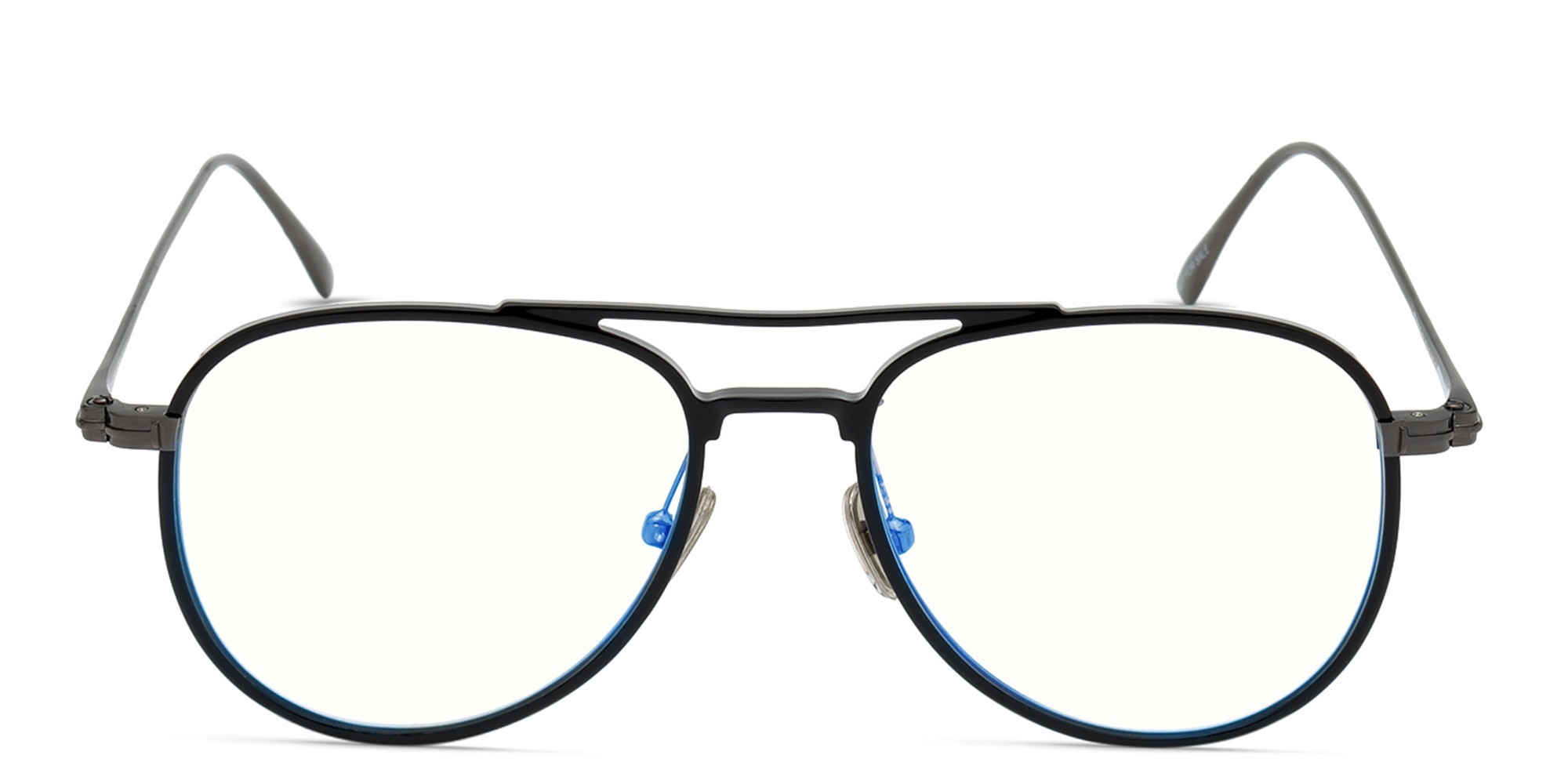 TOM FORD Aviator Eyeglasses in Shiny Black – Product Photo 1