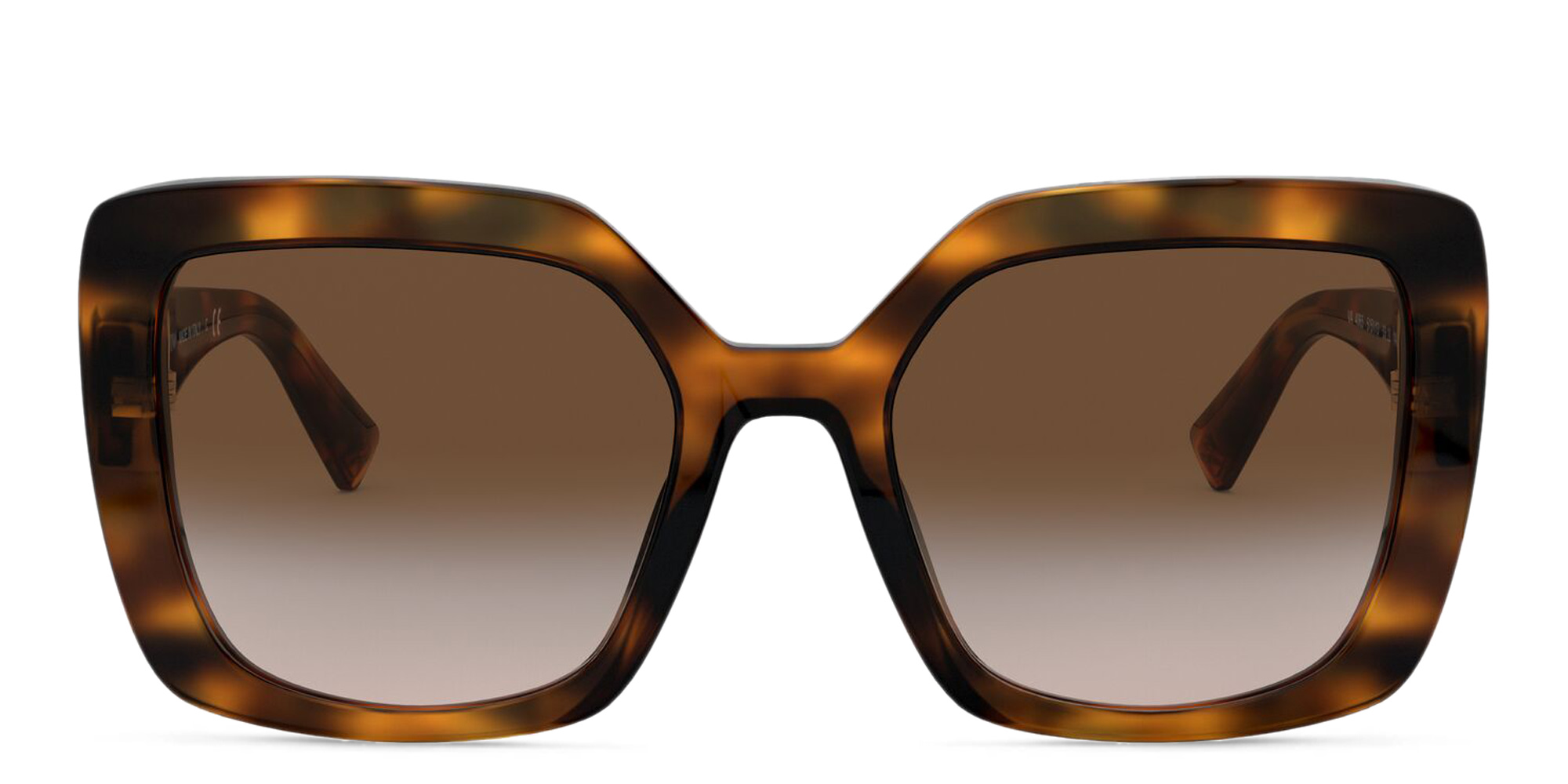 VALENTINO Square Sunglasses in Havana – Product Photo 1